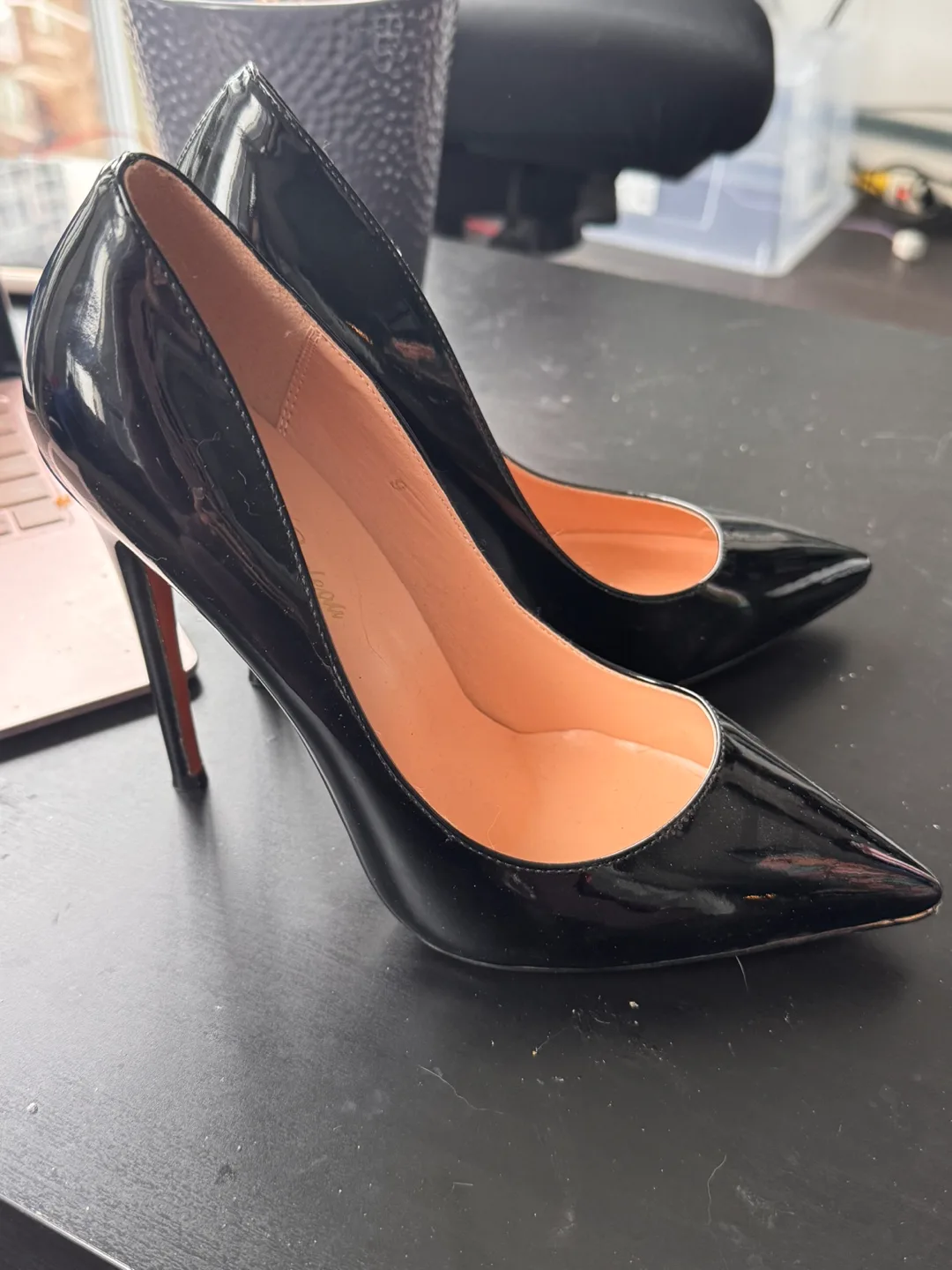 Black Patent Leather 5” inch Stilettos image indicator(3)