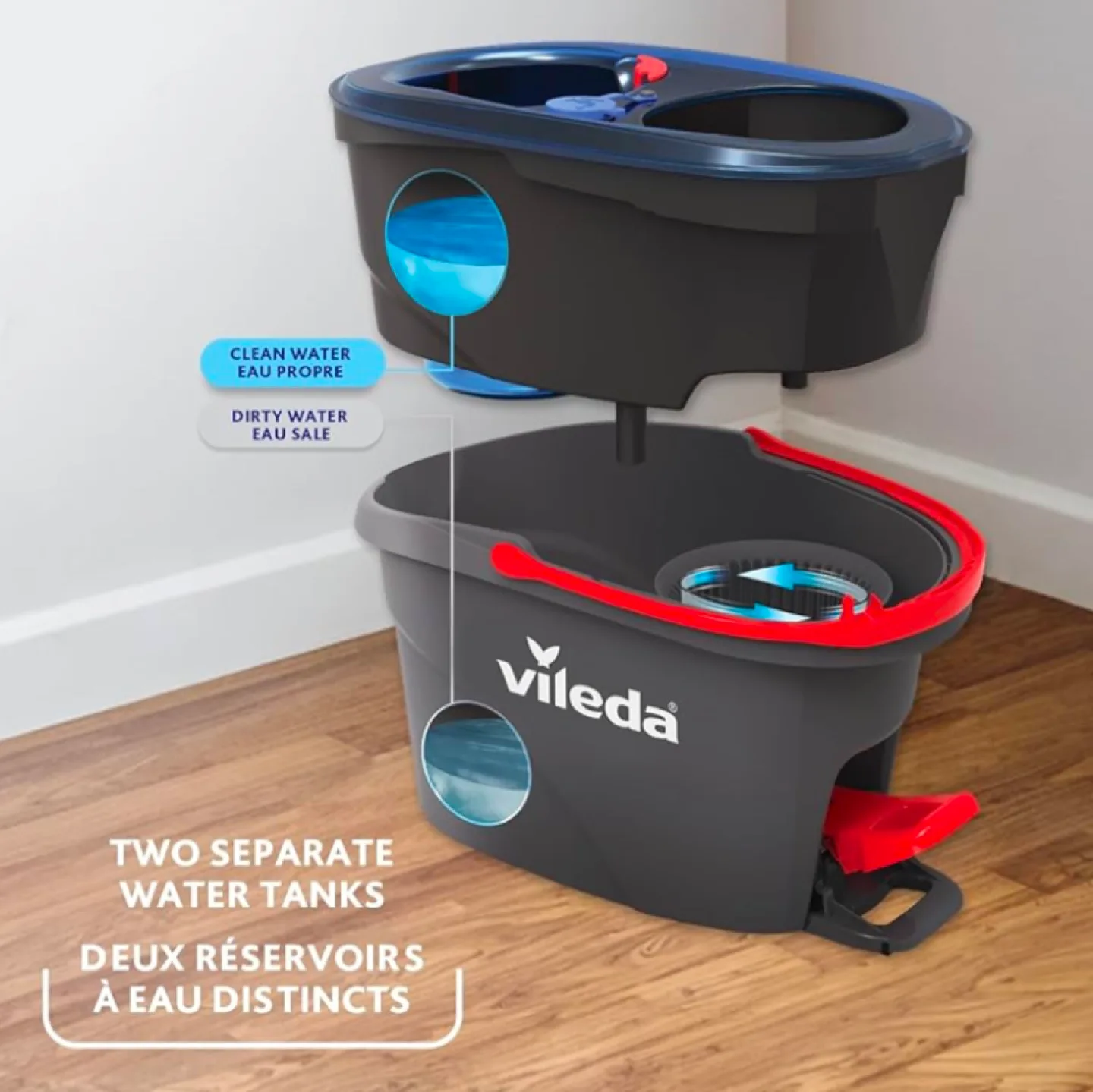 Vileda EasyWring Spin Mop and Bucket System (Need gone asap) image indicator(4)