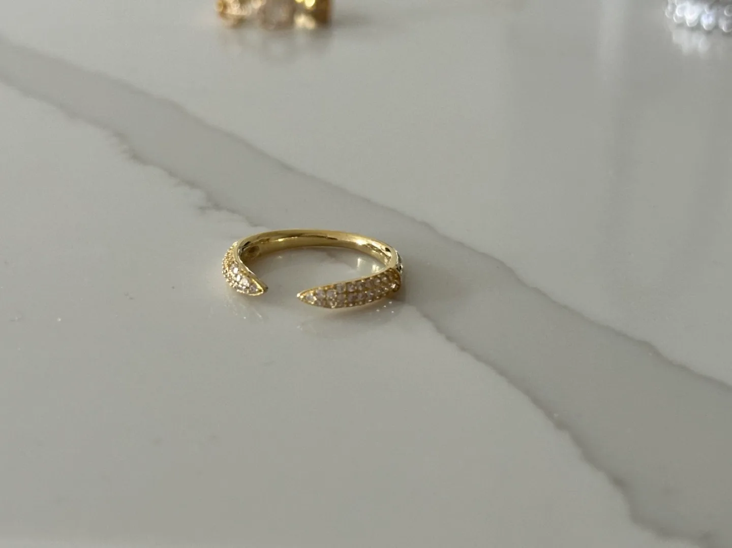 Gold-plated and Sterling Silver Ring Stack Set from Objekts image indicator(5)