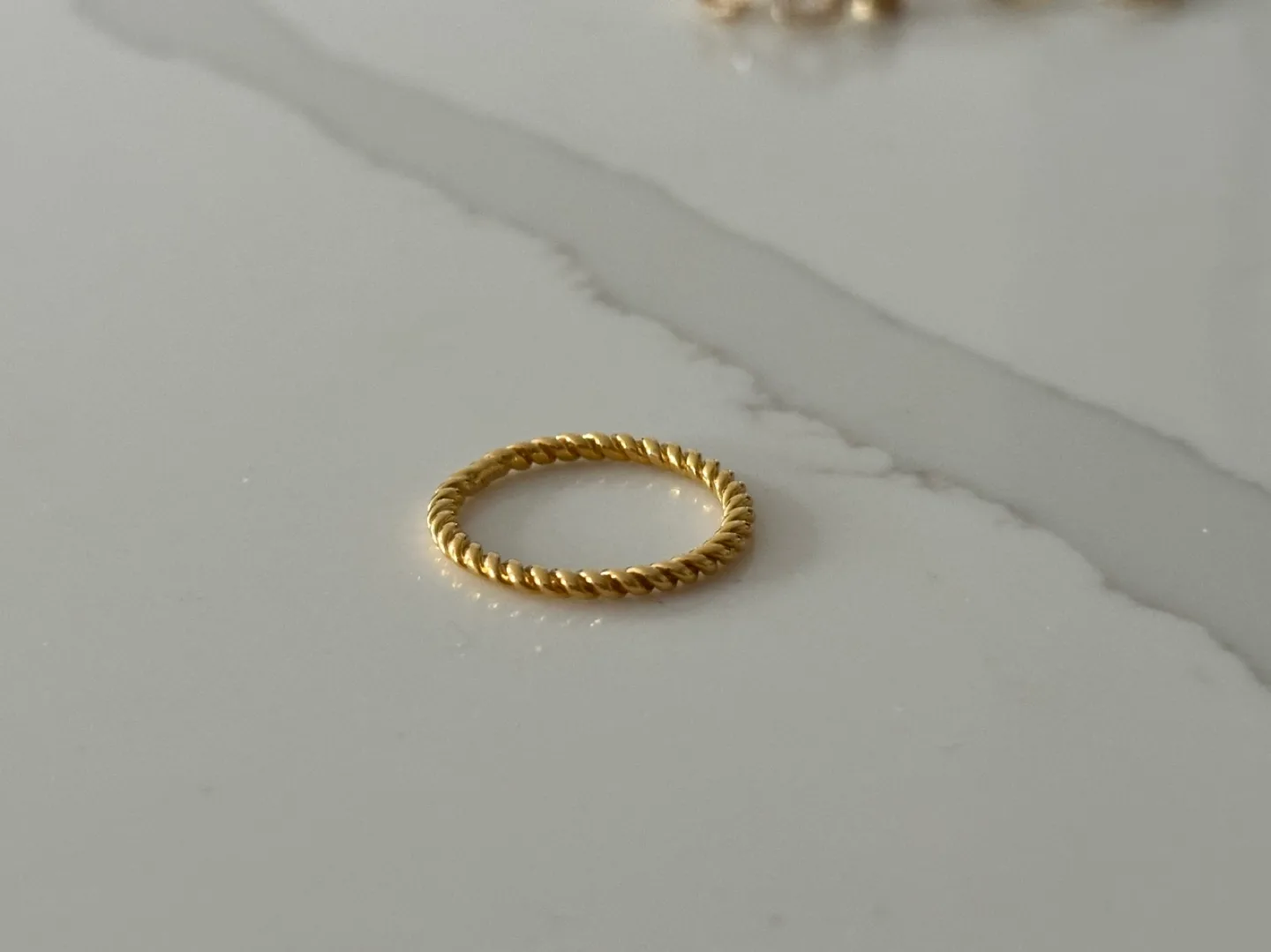 Gold-plated and Sterling Silver Ring Stack Set from Objekts image indicator(4)