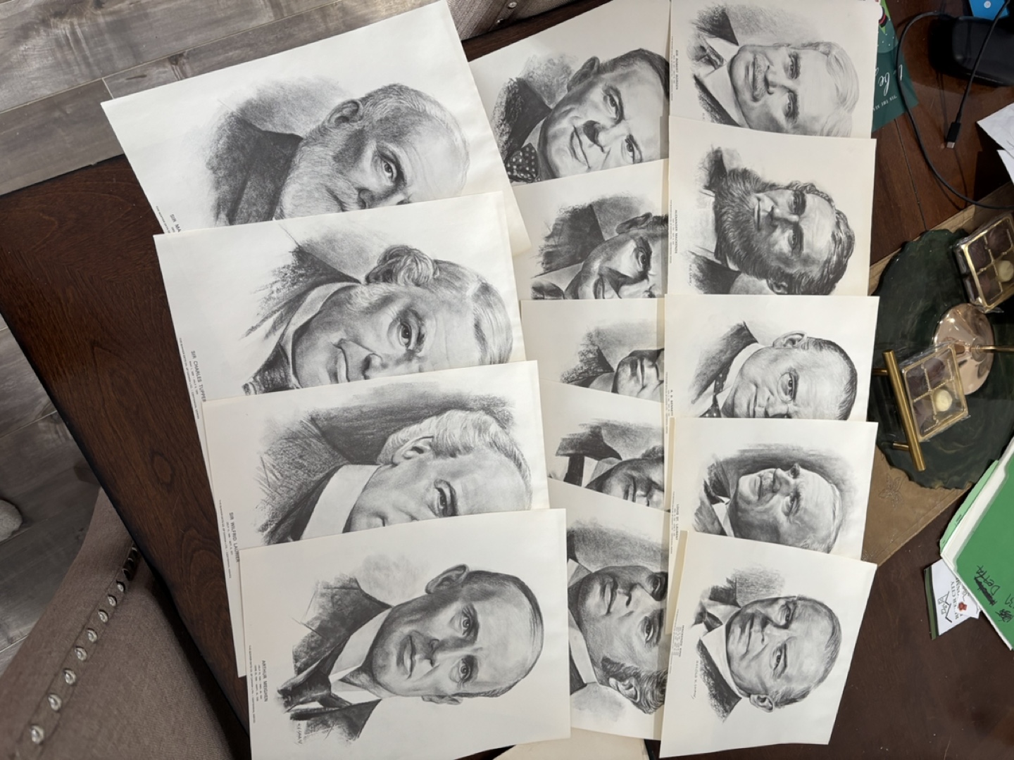 Canadian Prime Ministers Portraits & Provincial Symbols Chart - photo 2