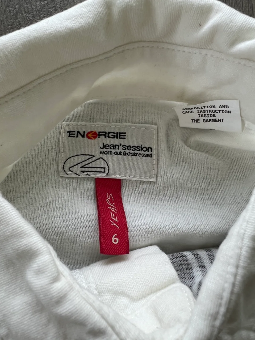 Energie Jean's Session Boys Polo Shirt - Size 6 Years image indicator(5)