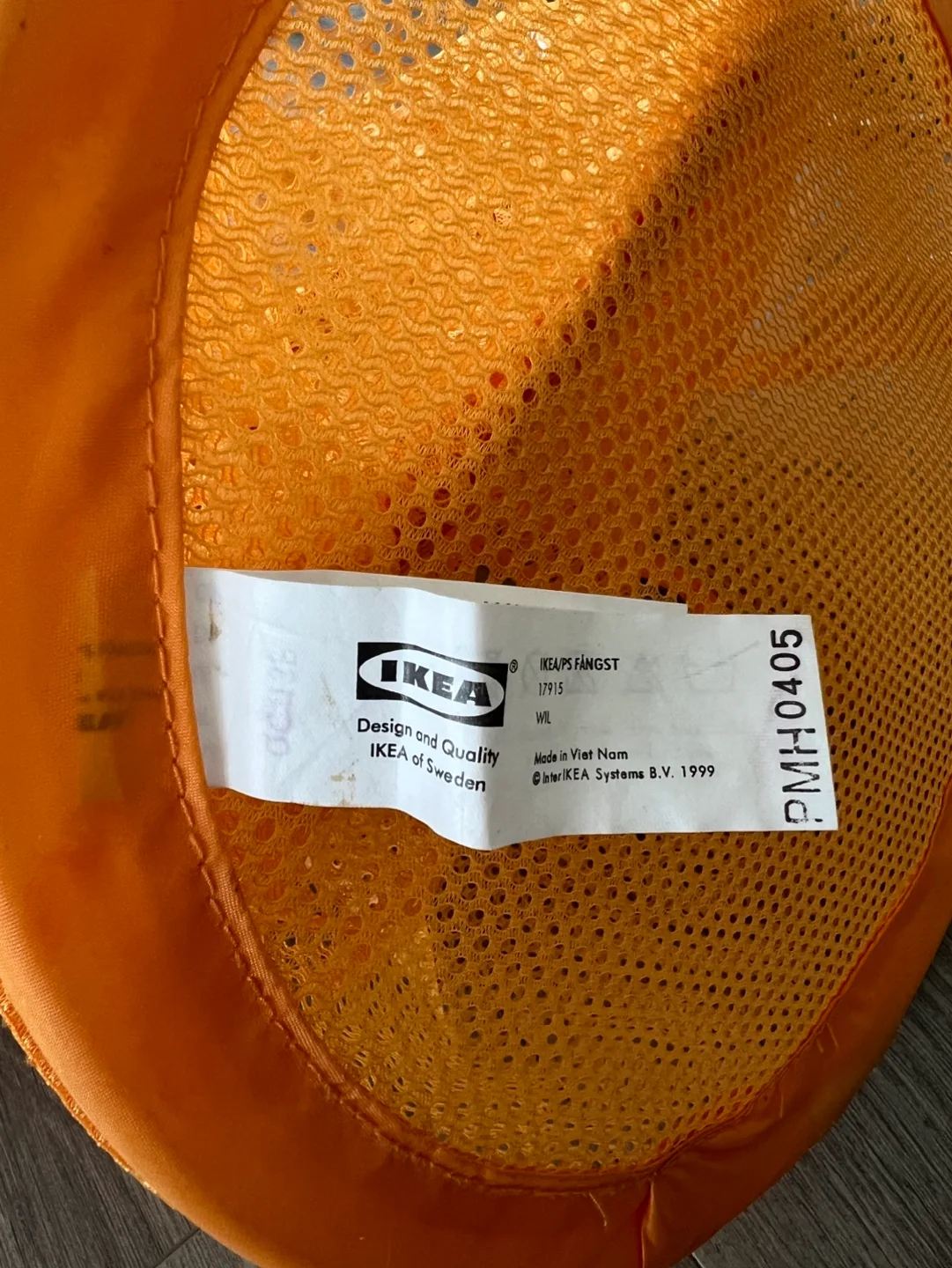 IKEA PS Fangst Toy Storage Organizer - Orange image indicator(3)