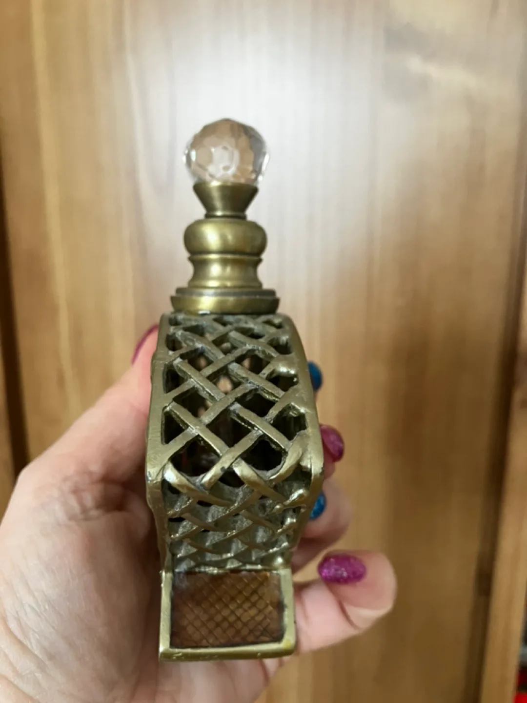 Set of Three Vintage-Style Perfume Bottles image indicator(5)
