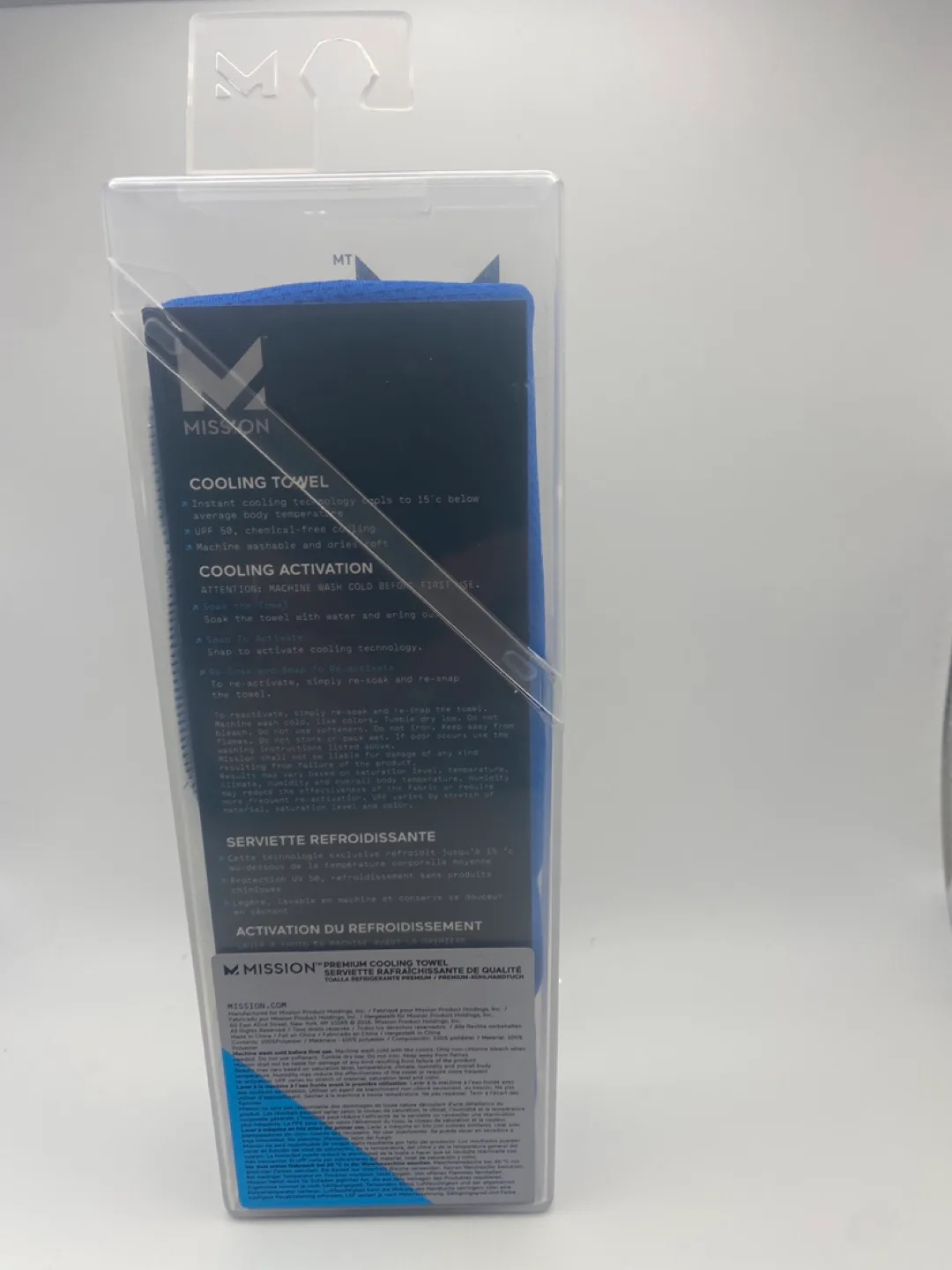 Mission HydroActive Premium Cooling Towel image indicator(2)