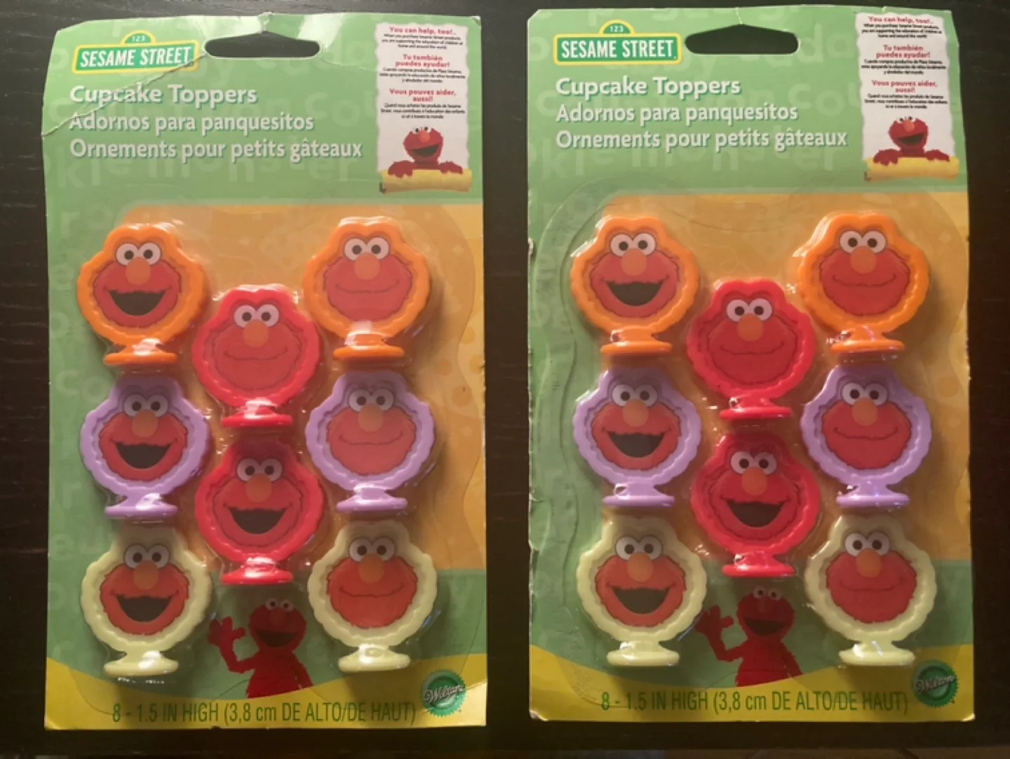 Sesame Street Cupcake Toppers - 2 Packs thumbnail