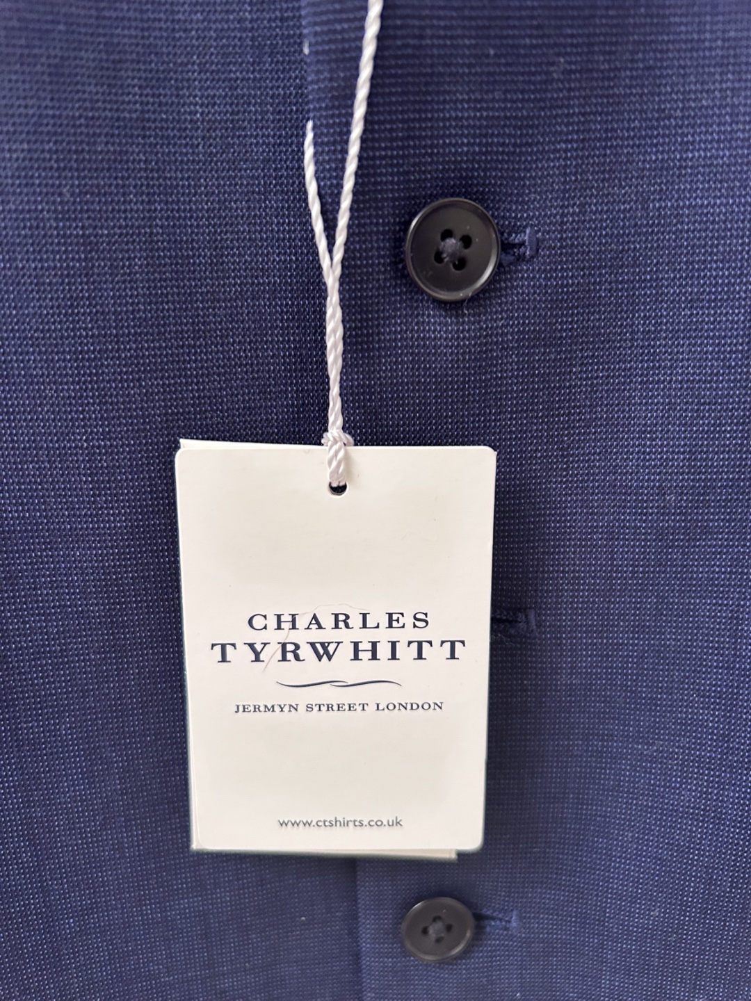 Charles Tyrwhitt Men's Indigo Waistcoat Size 46R - photo 4