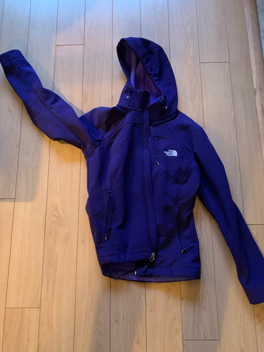 The North Face Purple Softshell Jacket thumbnail
