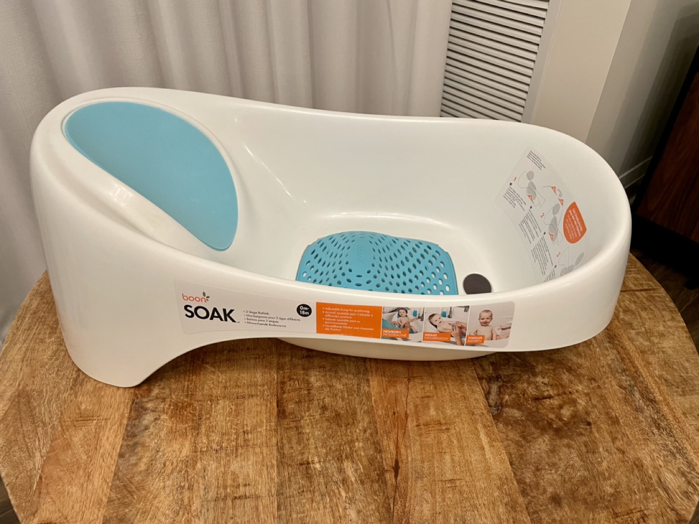 Book Soak 3 stage Baby Bathtub