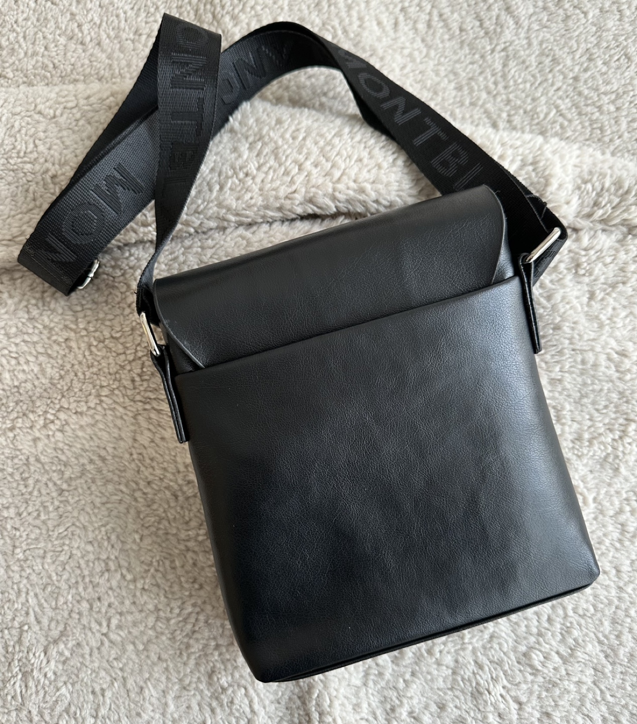 Black Leather Crossbody Bag - photo 2