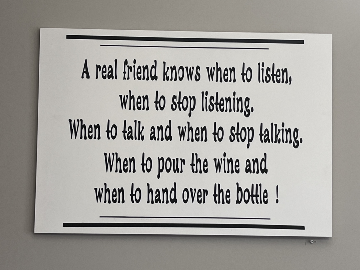 Handmade large wood sign!