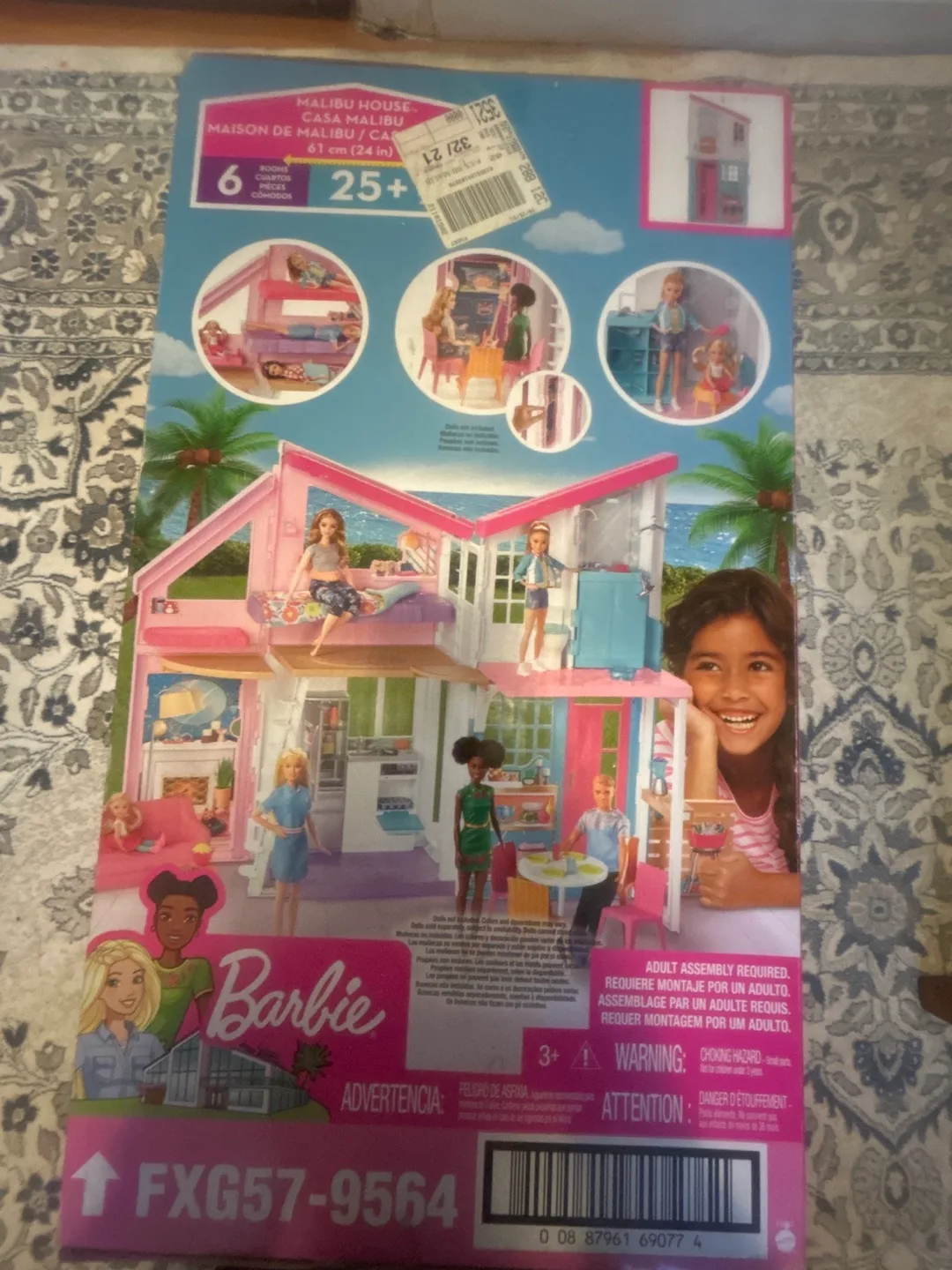 Barbie Malibu House Dollhouse Playset image indicator(3)