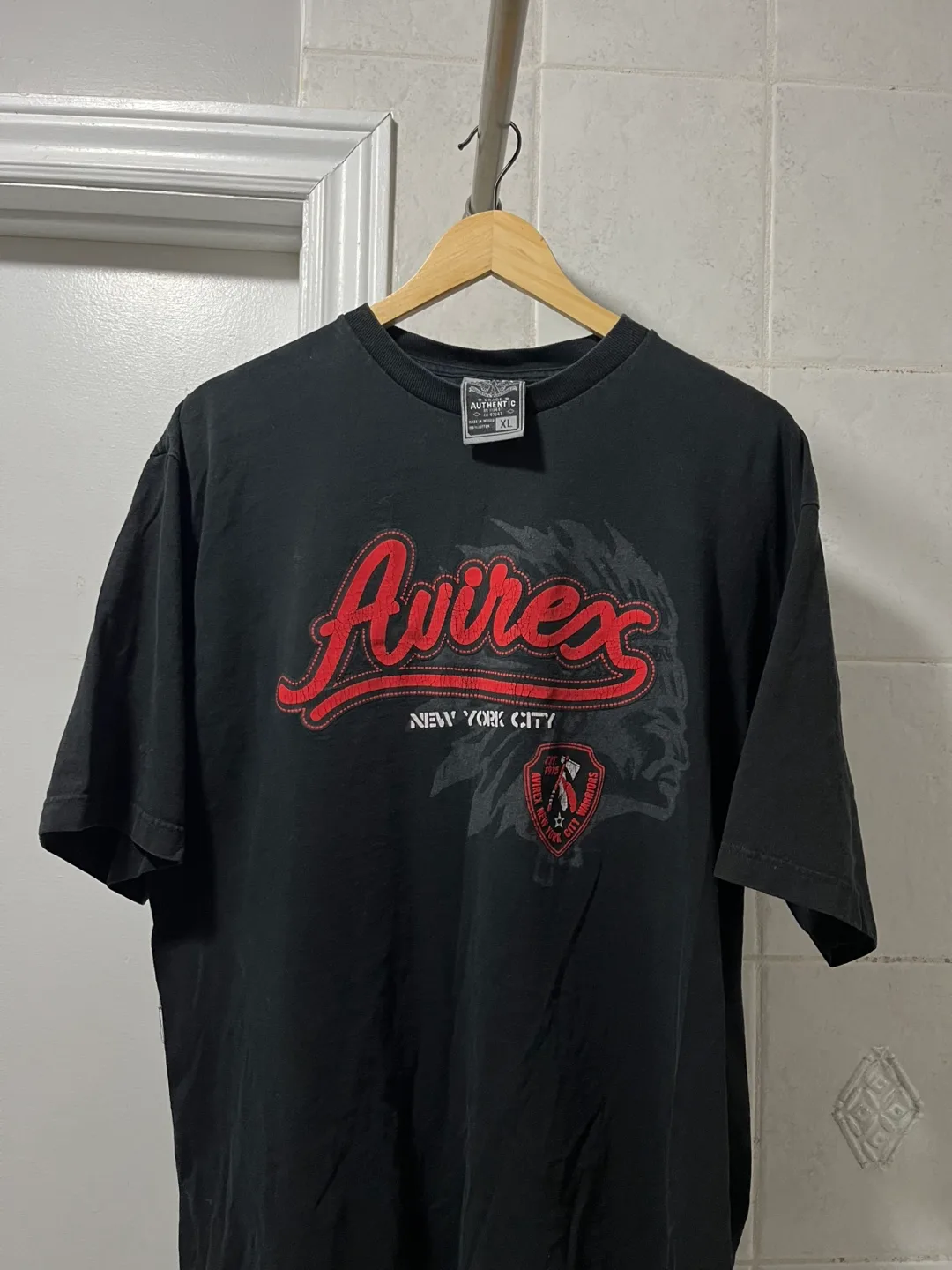 Avirex New York City tee XL y2k 90s nike ecko tapout image indicator(2)