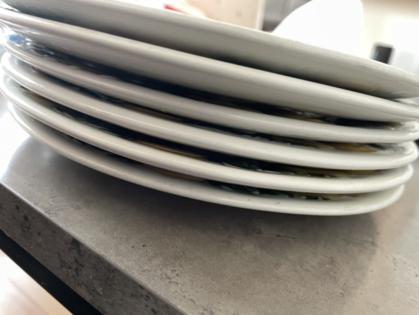Set of Eight Vintage Fruit Decorated Plates - photo 4