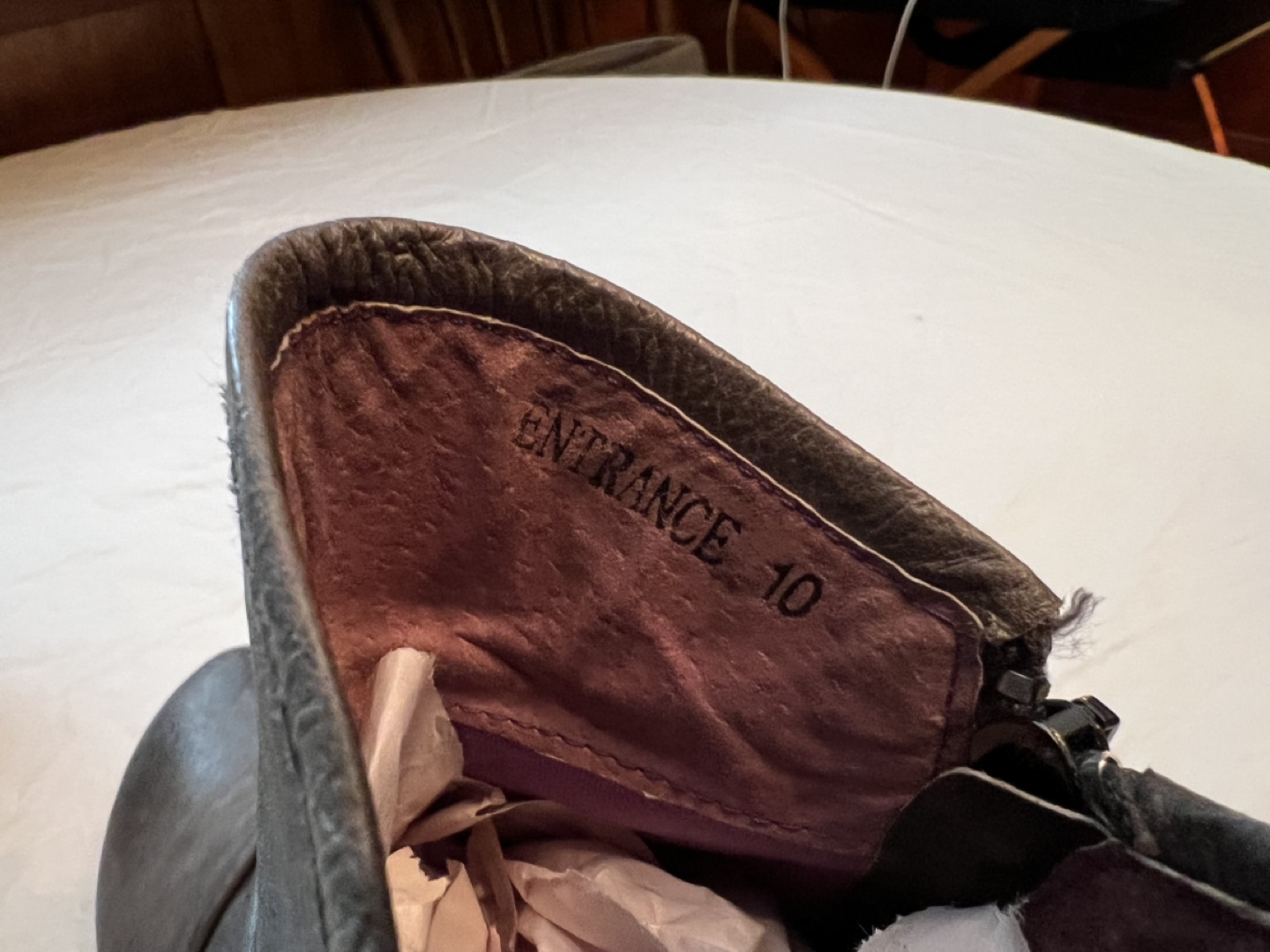 Grey Leather Ankle Boots, Canadian-Made - photo 4