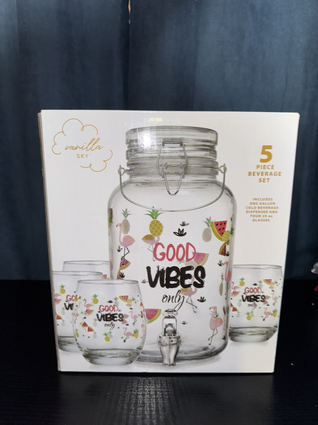 Vanilla Sky 5-Piece Beverage Set