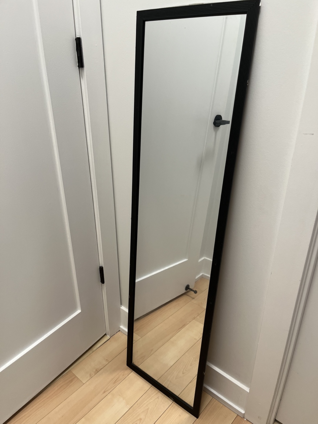 Full Length Black Framed Mirror