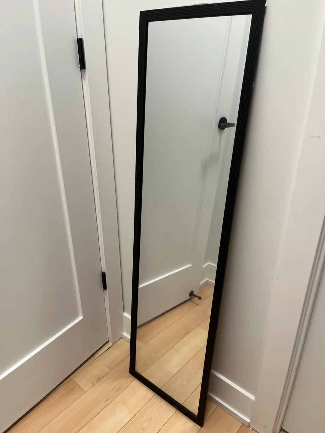 Full Length Black Framed Mirror thumbnail