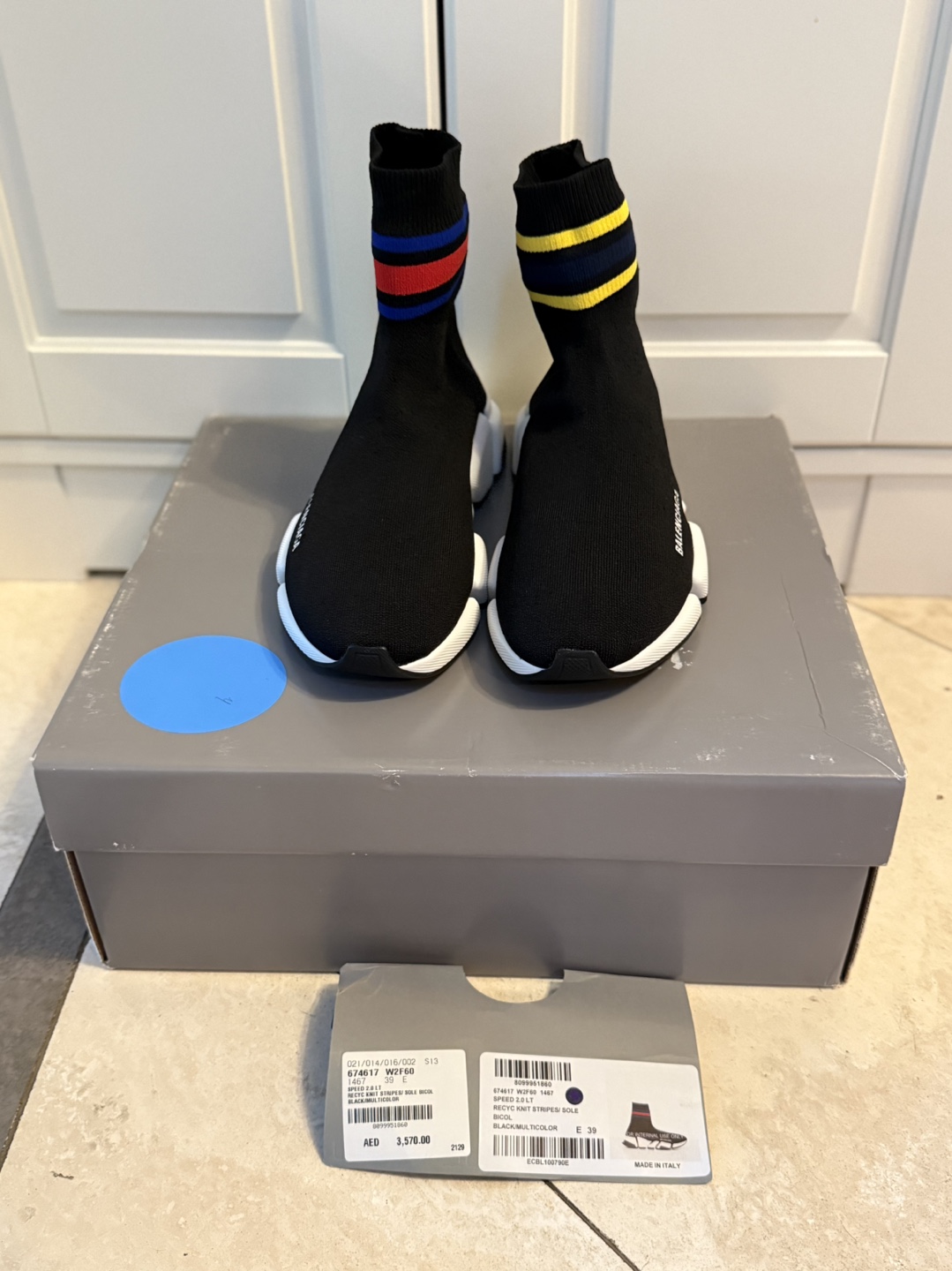Balenciaga Speed Knit 2.0 Sock Sneakers - Men’s Size 39
