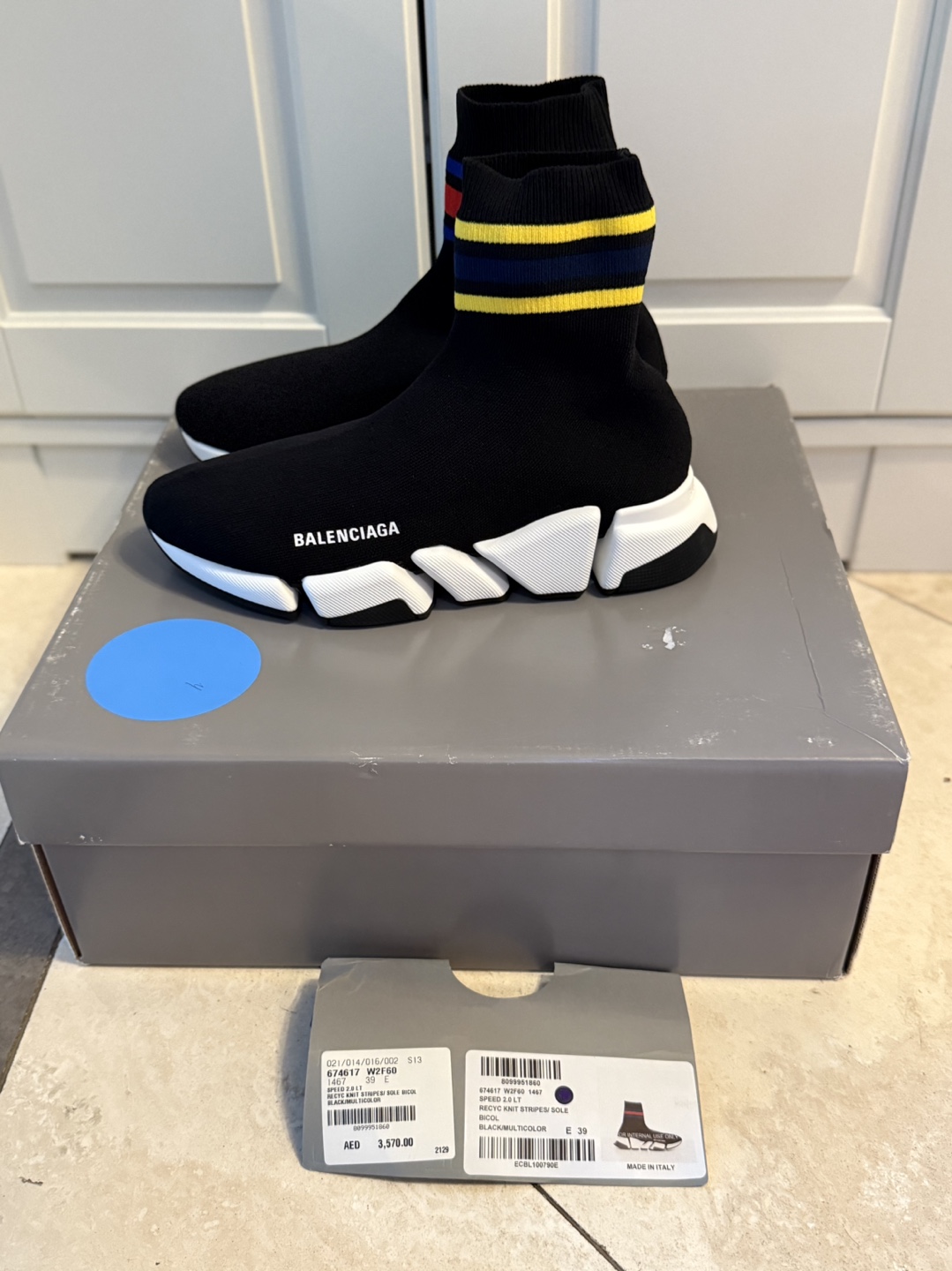 Balenciaga Speed Knit 2.0 Sock Sneakers - Men’s Size 39 - photo 4