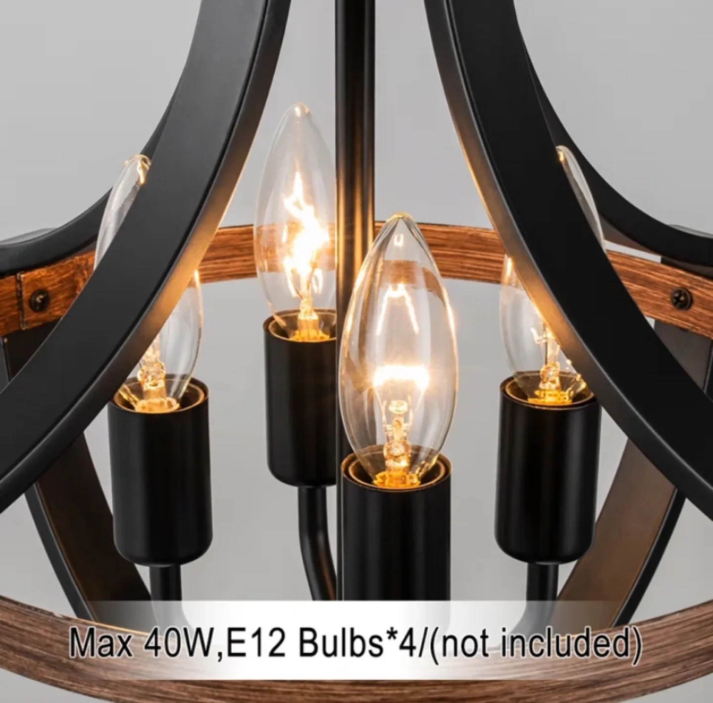 Bowl Pendant Chandelier 4-Light Fixture image indicator(7)