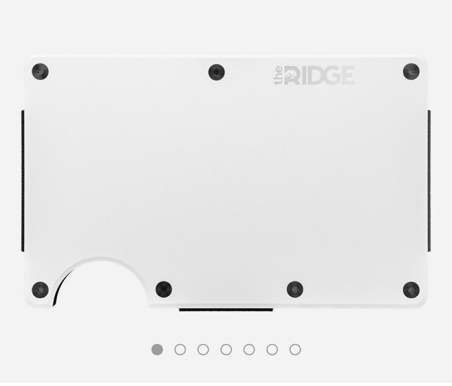 The Ridge Minimalist Wallet - White