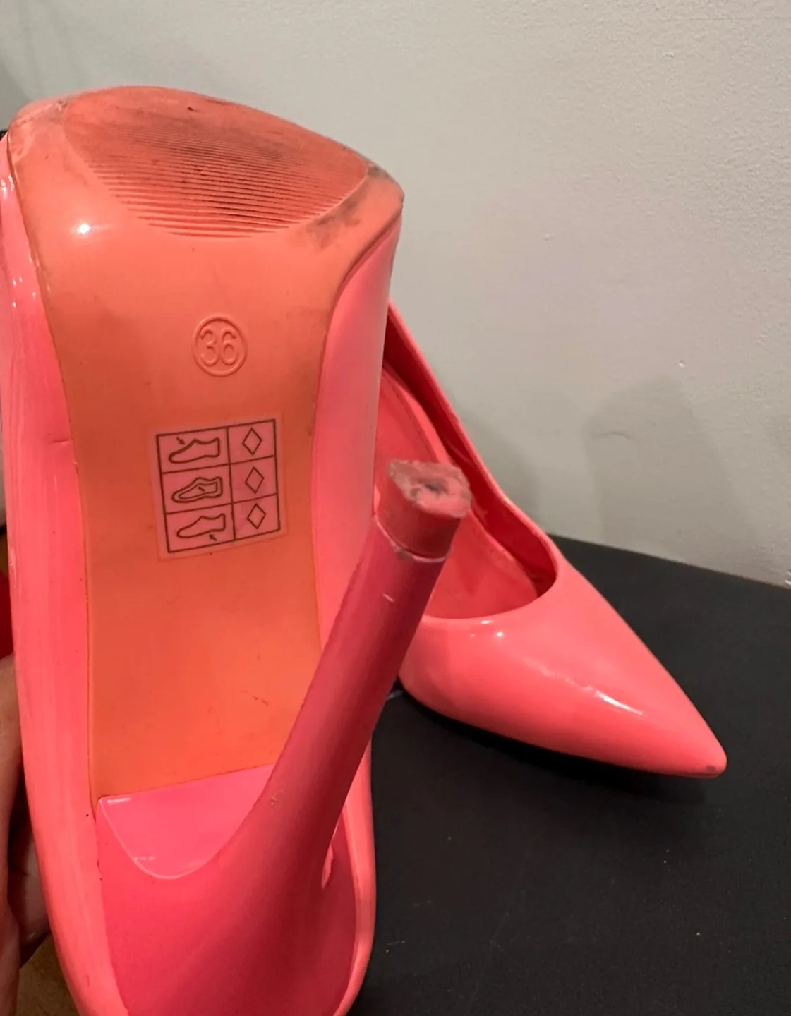 Pink Stiletto Heels - Size 36 image indicator(3)