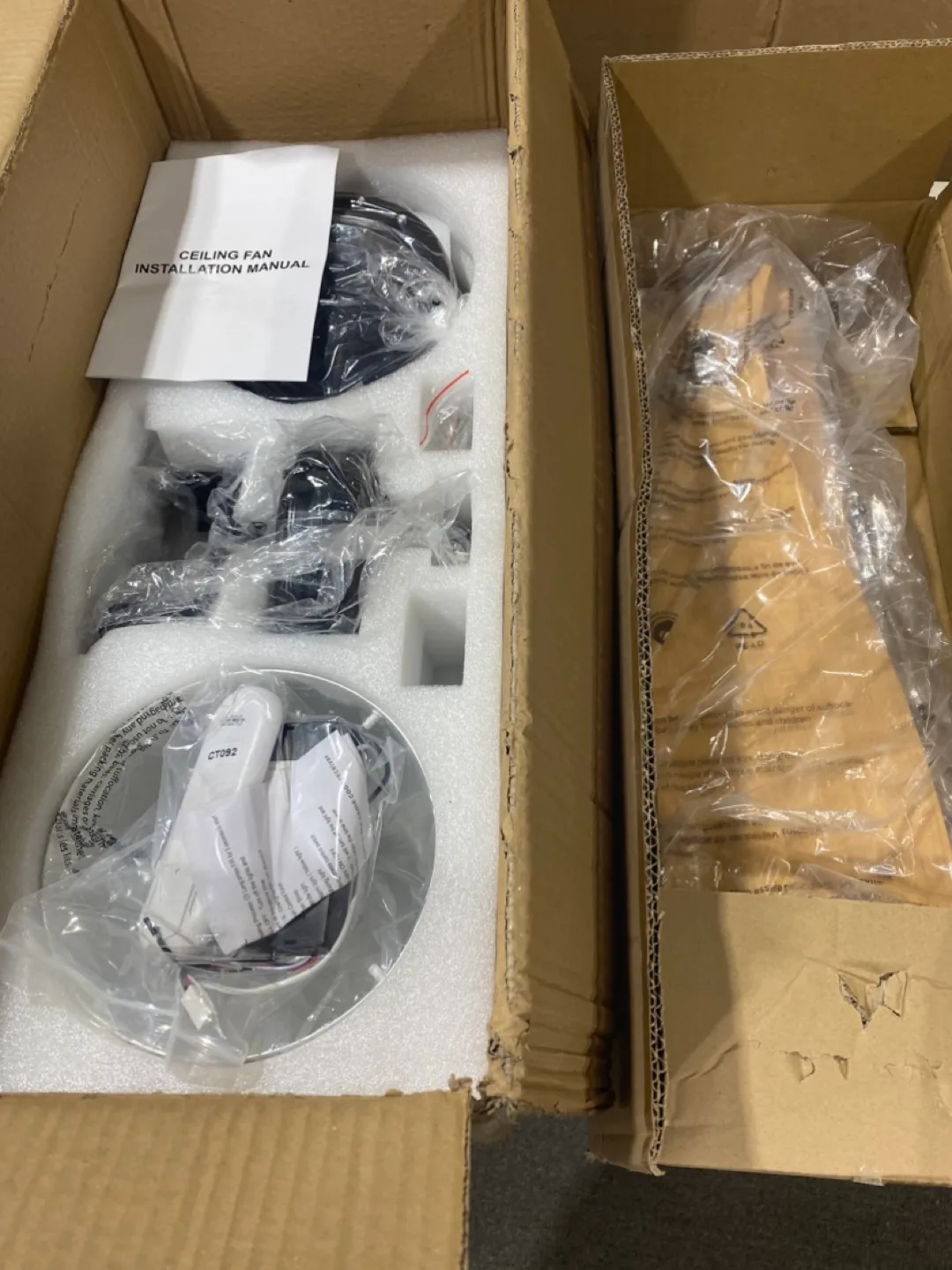 Flush Mount Ceiling Fan With Led Lights - NEW image indicator(8)