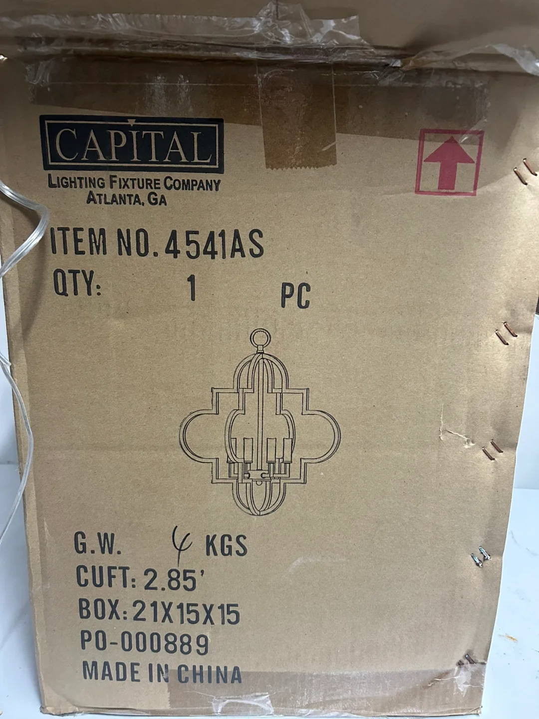 Capital Lighting 4-Light Chandelier image indicator(2)