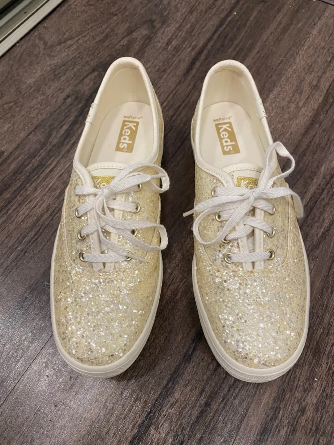 Keds Womens Champion Glitter Sneaker image indicator(2)