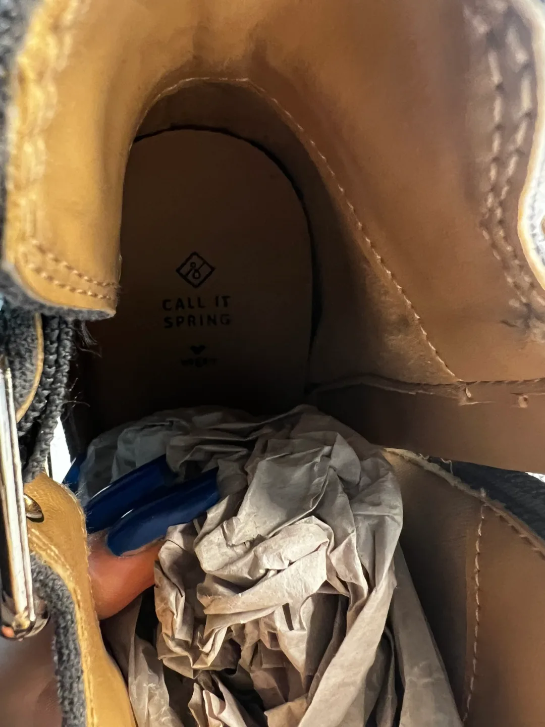 Call It Spring Grey Suede Buckle Booties image indicator(3)