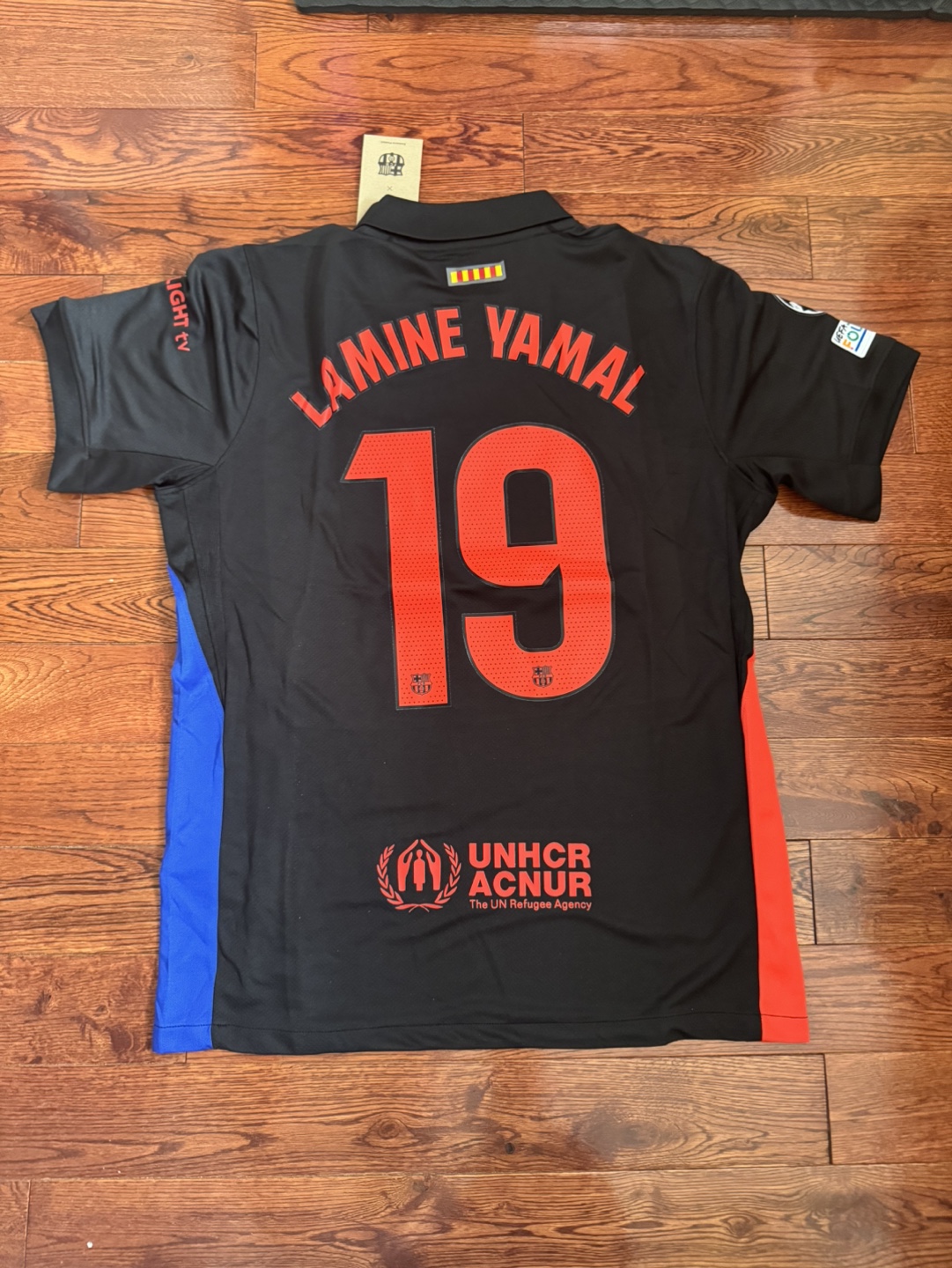 Lamina Yamal #19 FC Barcelona Black Jersey-champions league - photo 2