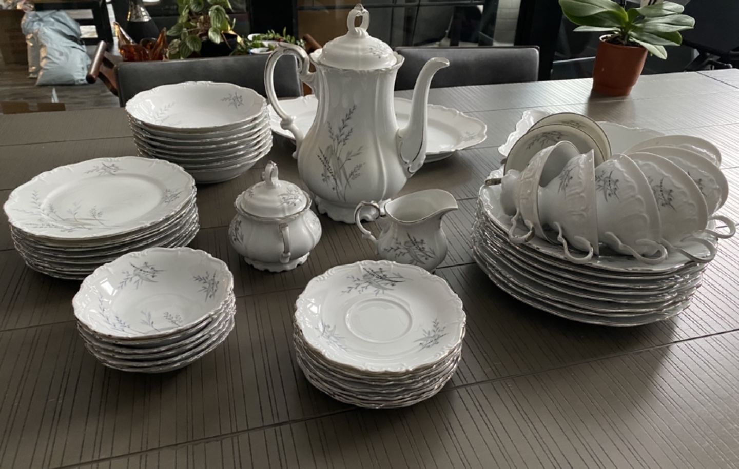 EDELSTEIN Bavaria Maria Theresa Fairfield Dinner Set CIRCA 1950s