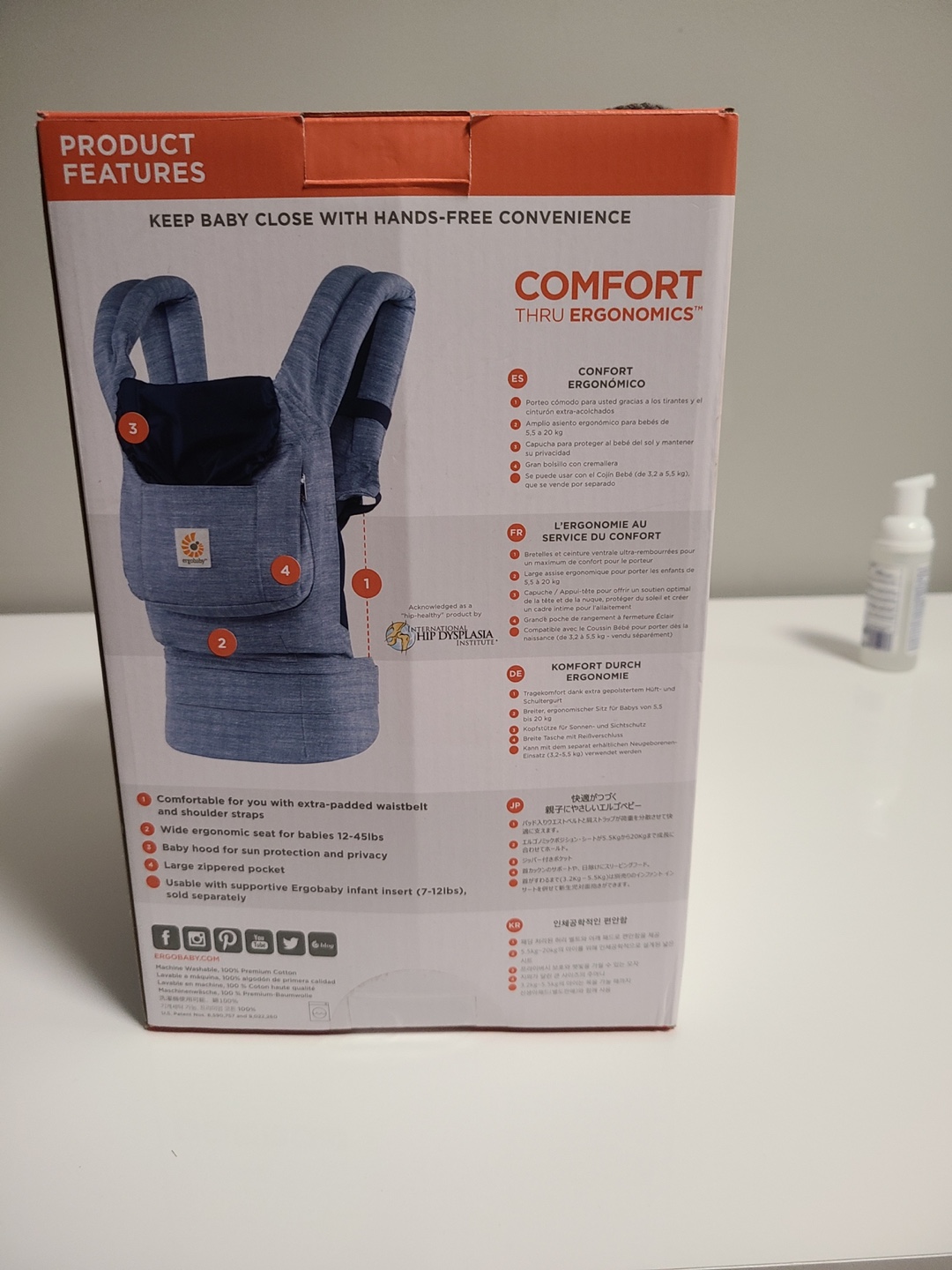 Ergobaby 3-Position Baby Carrier - Original - photo 2