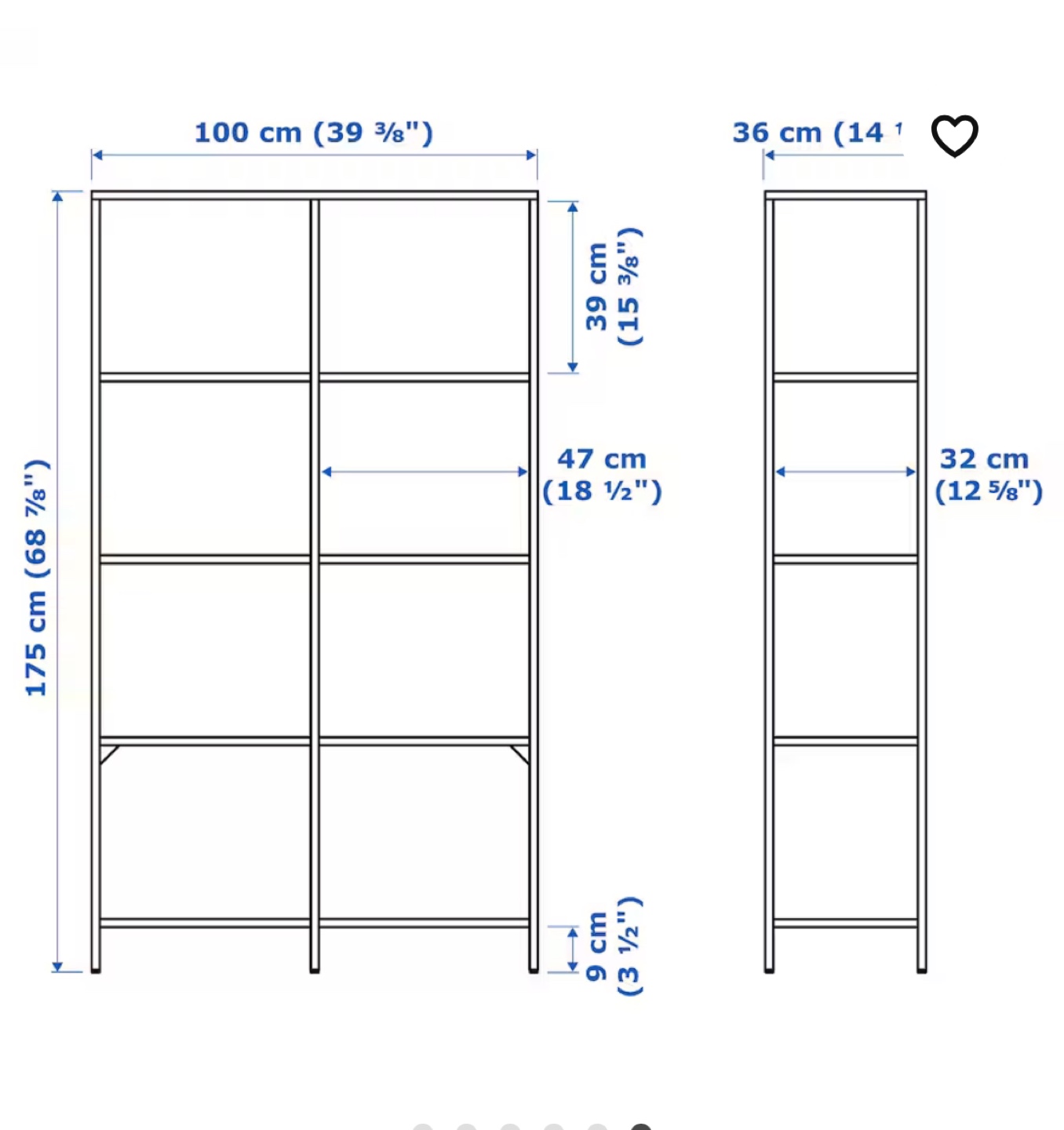 IKEA VITTSJO Shelf Unit - photo 3