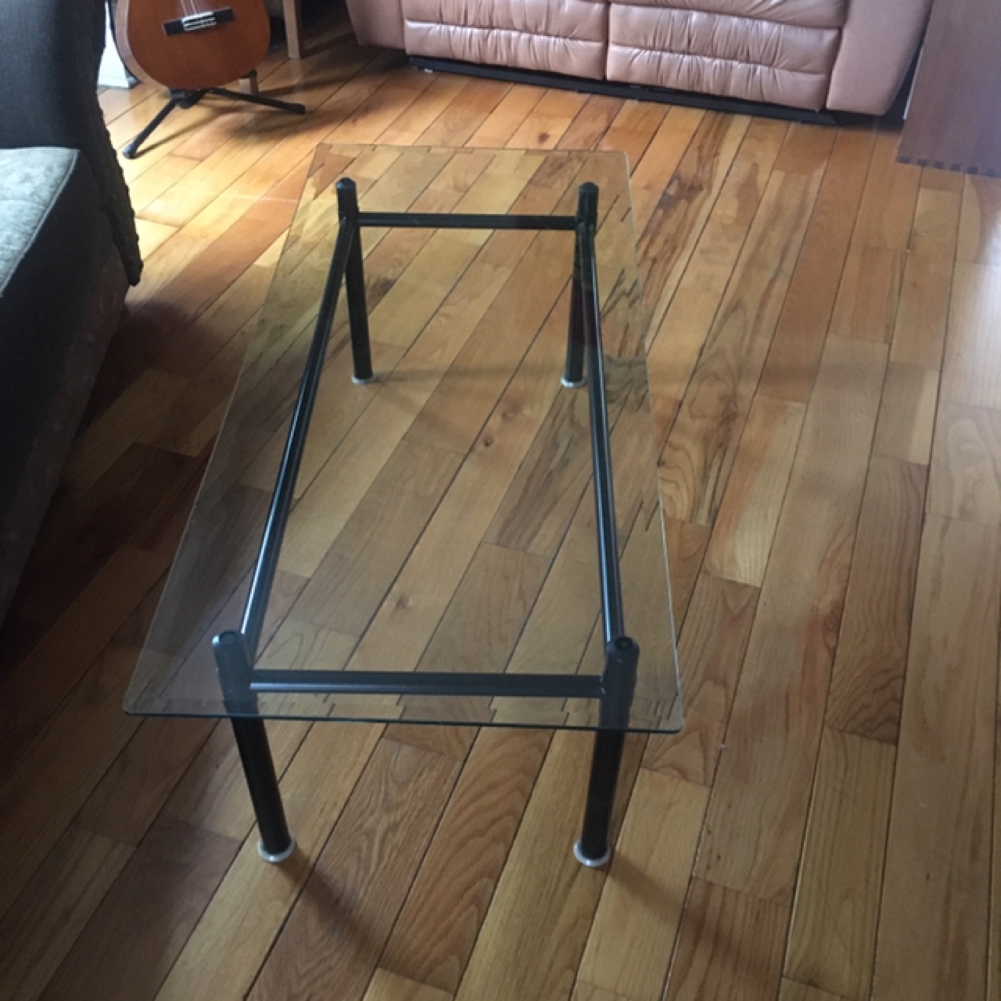 Glass top coffee table - photo 2