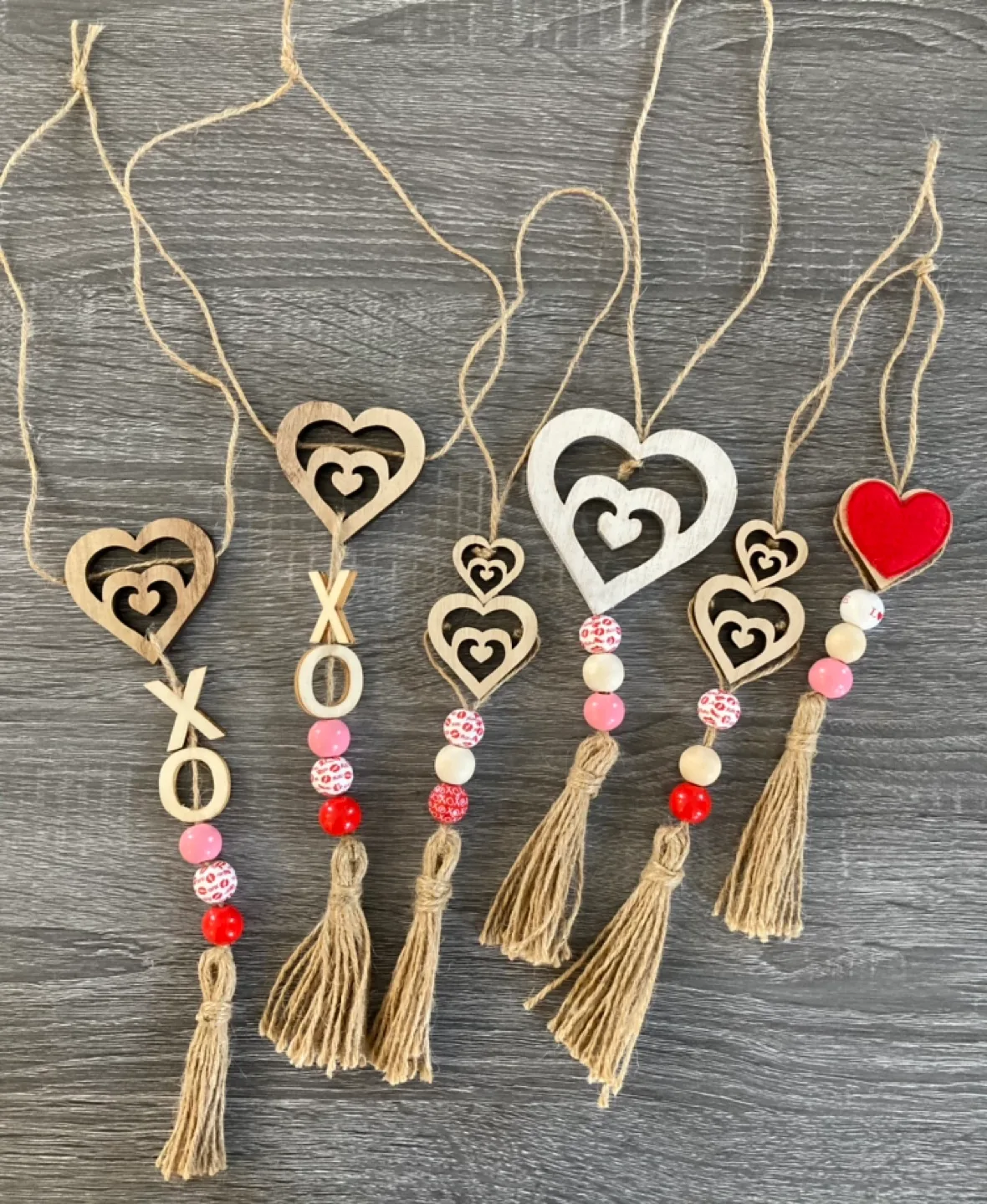 Valentine’s Day hanging ornaments. Stouffville pickup thumbnail
