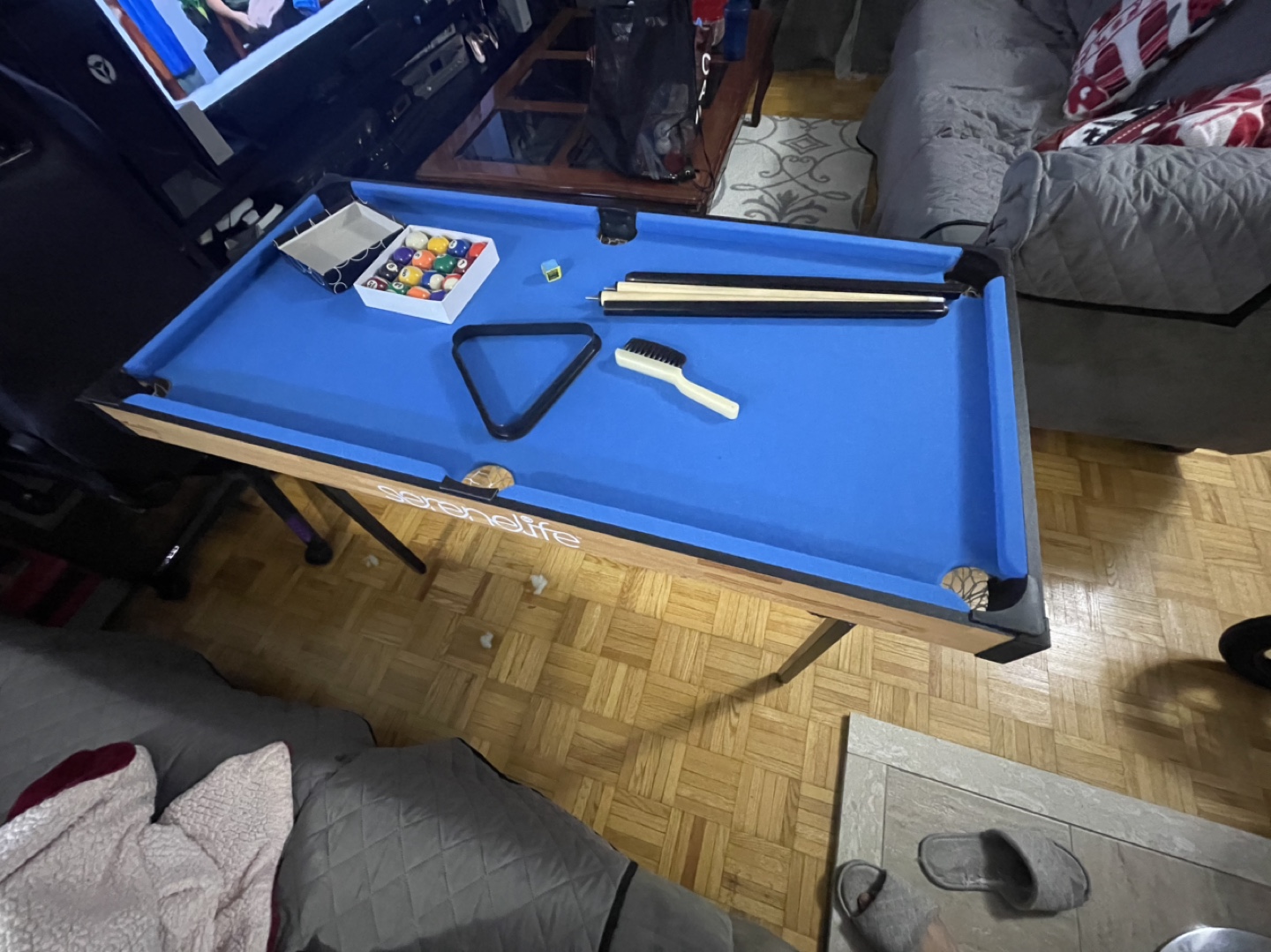 4in-1 Multi-Game Table - Pool, Ping Pong, and Curling - photo 2