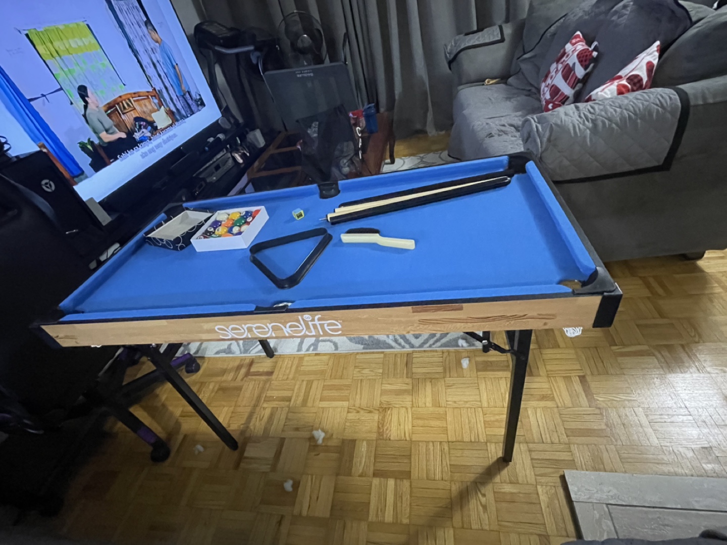 4in-1 Multi-Game Table - Pool, Ping Pong, and Curling - photo 3