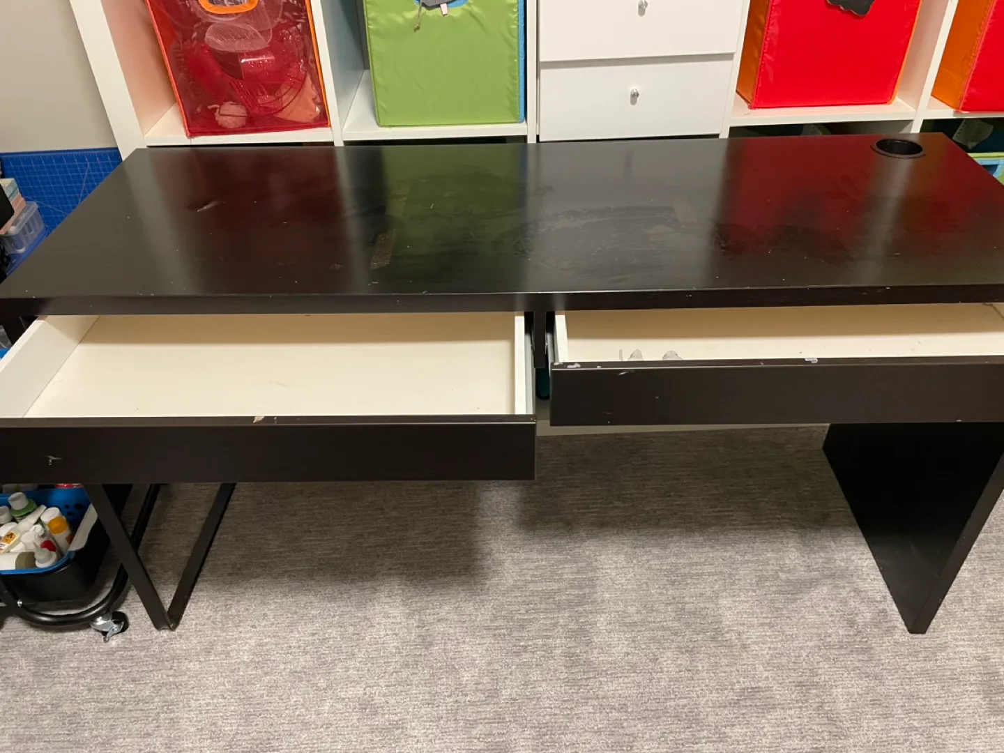 IKEA Computer Desk - Black image indicator(2)