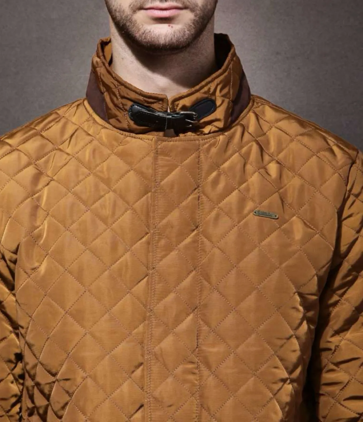 Roadster Men's Brown Quilted Jacket image indicator(2)