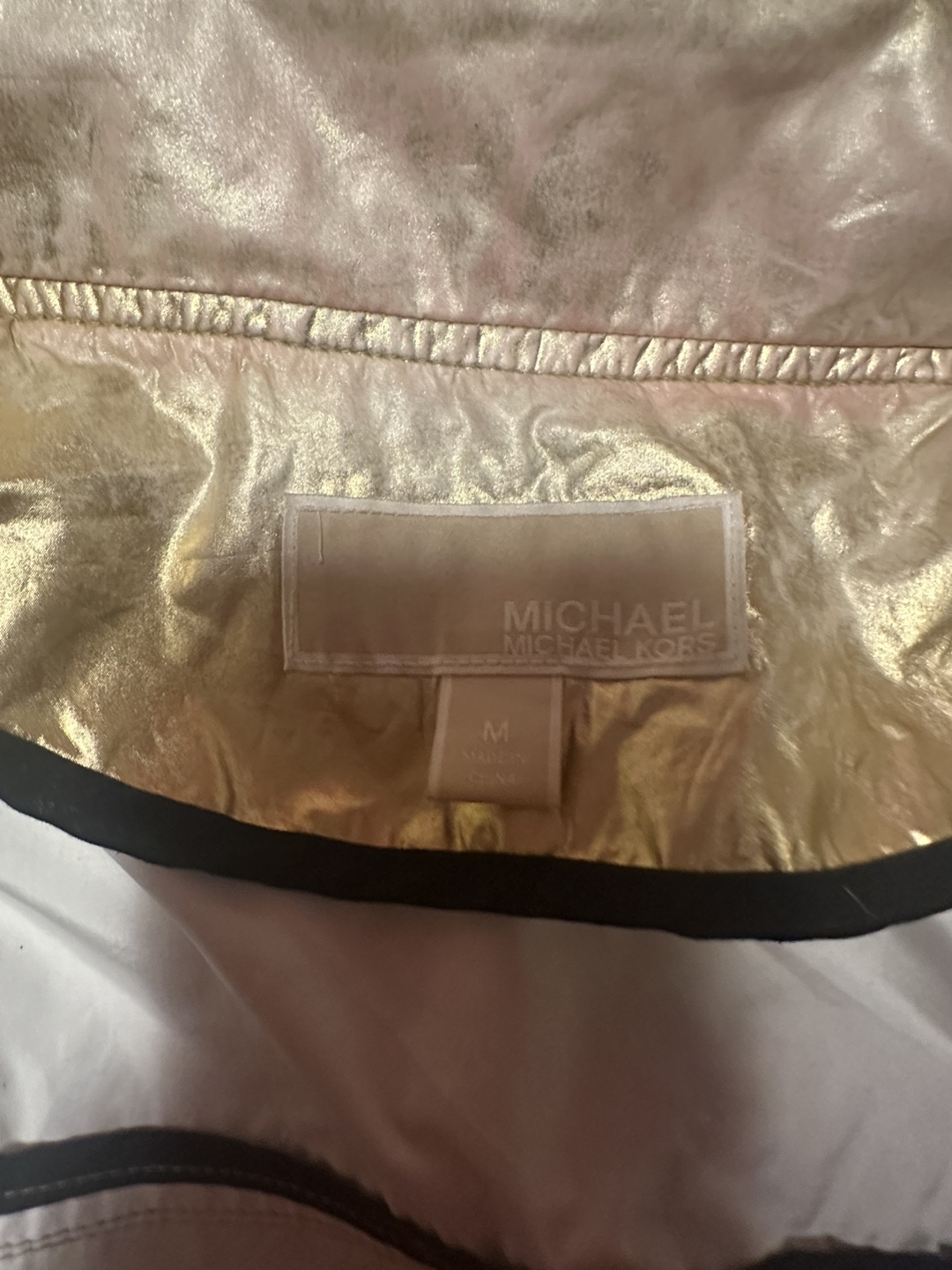 Michael Kors Gold Jacket Size Medium - photo 2