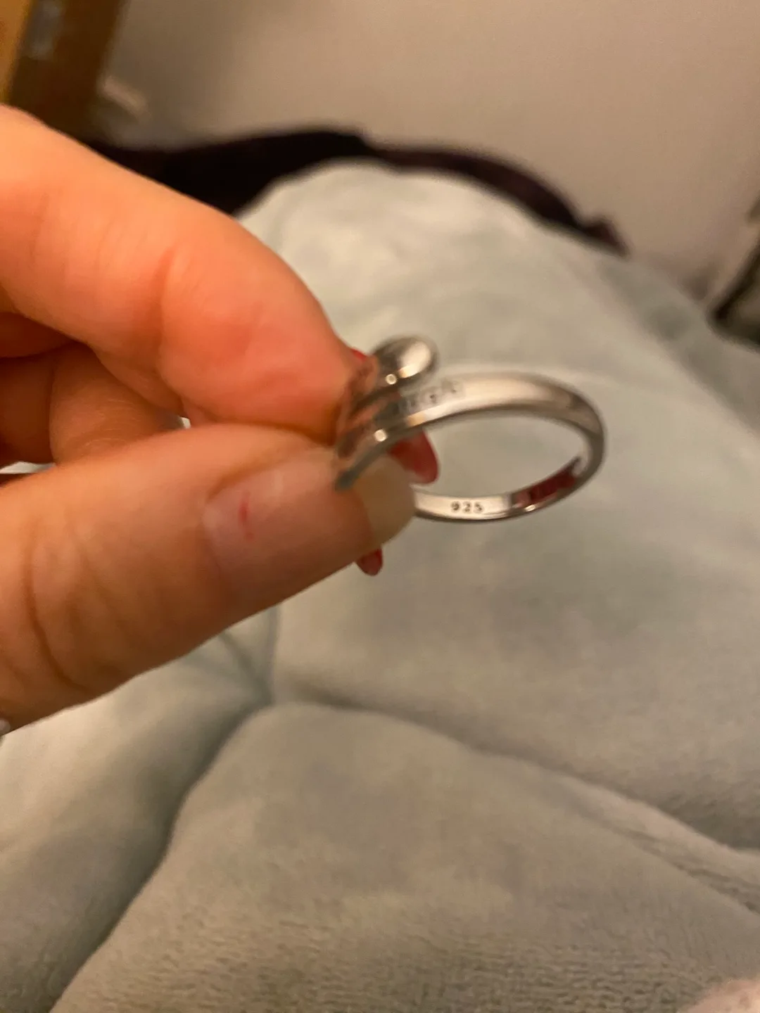 Sterling Silver Inspirational Ring - I am Enough image indicator(2)