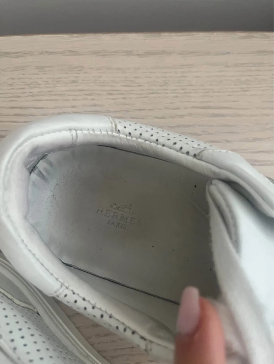 Hermes Paris Day Sneaker - White Leather image indicator(2)