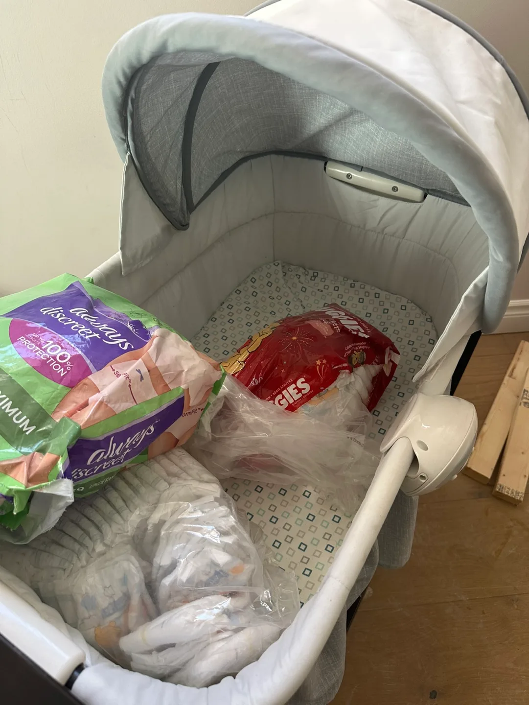 Baby Bassinet with Stand image indicator(3)