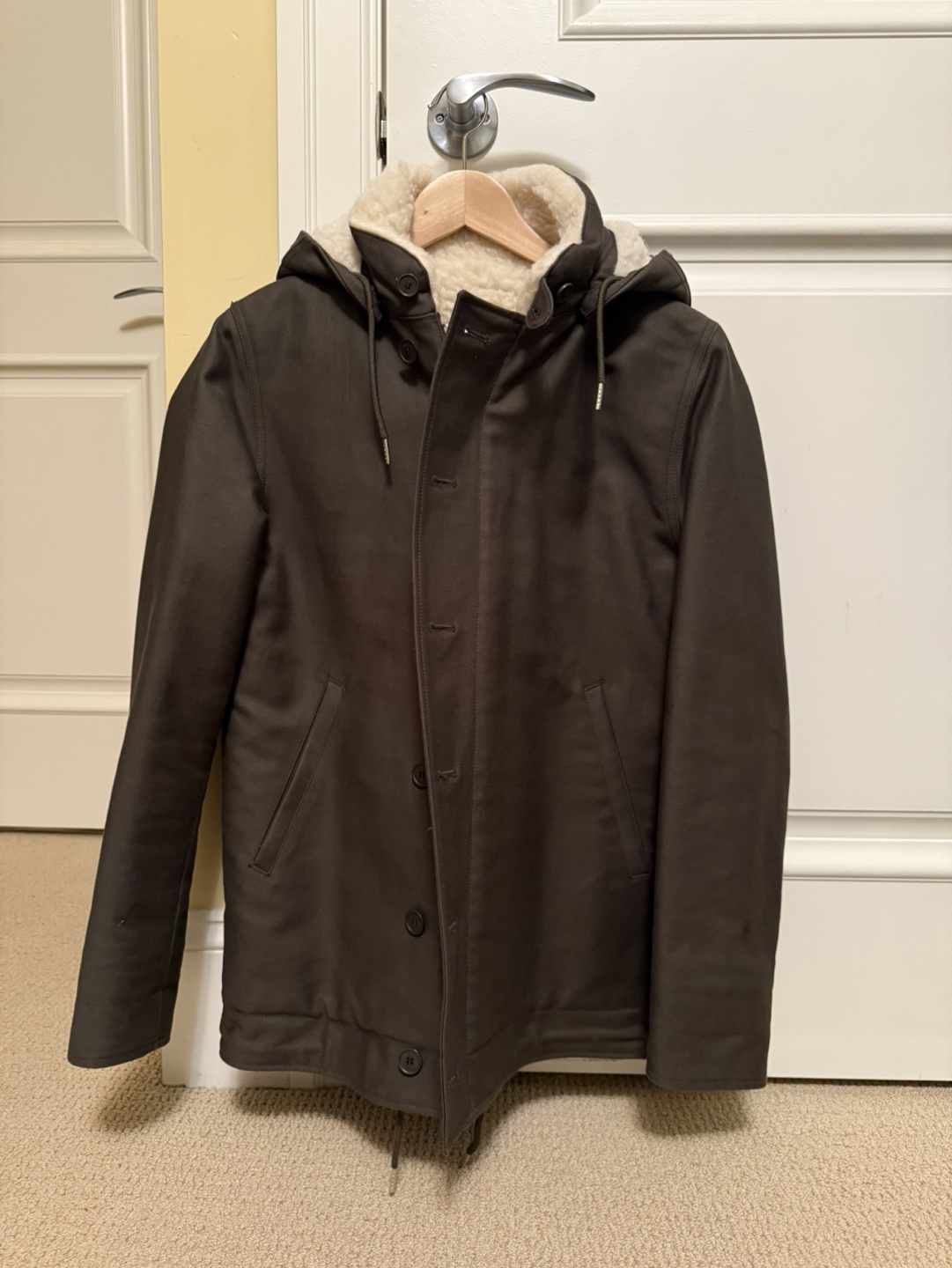 Sandro Men’s Jacket - Olive Green - XS