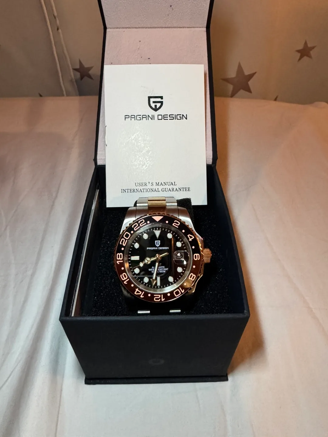 Pagani Design Rootbeer Men GMT watch Automatic image indicator(3)