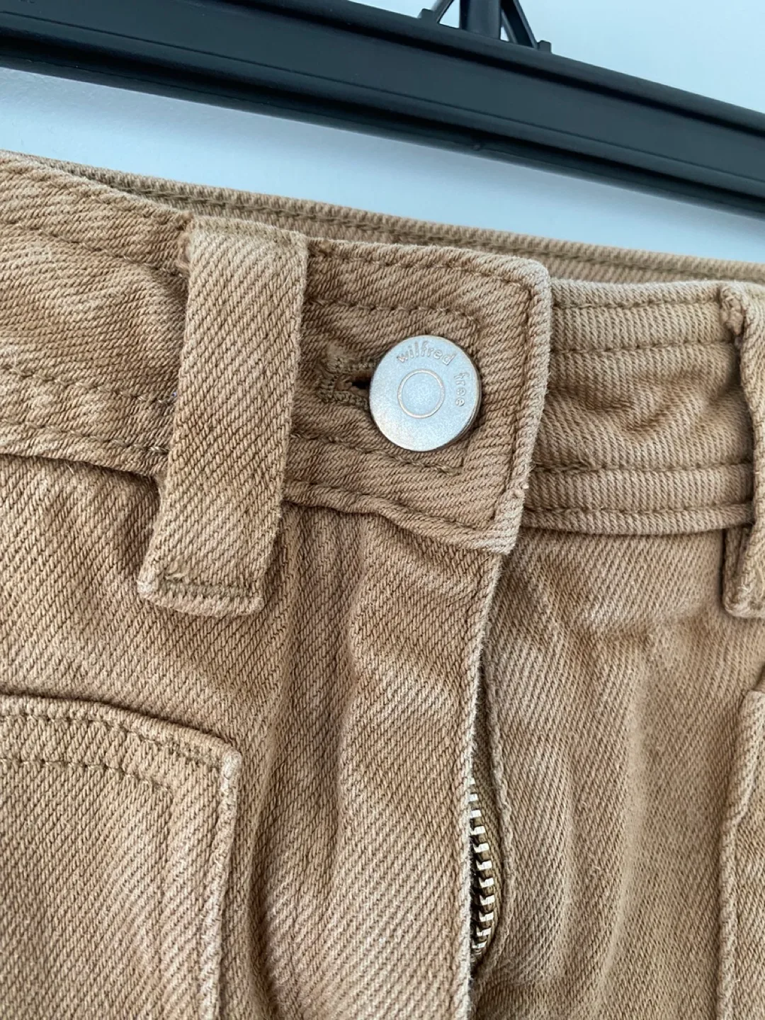 Wilfred Free Brown High-Waisted Pants image indicator(3)