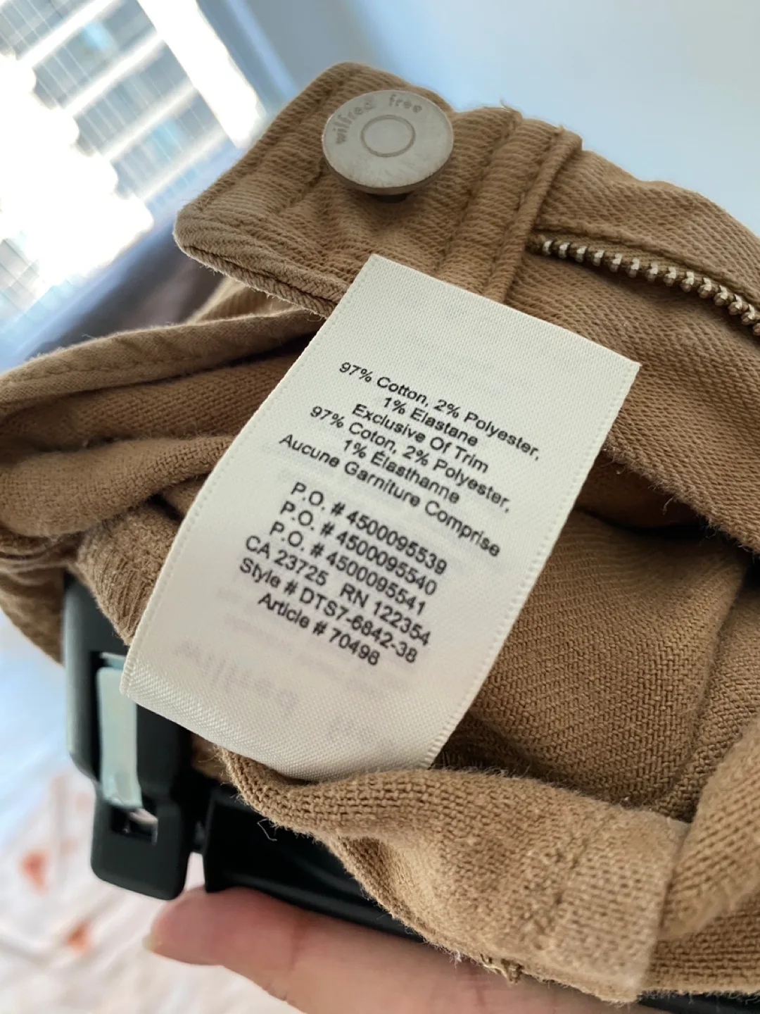 Wilfred Free Brown High-Waisted Pants image indicator(6)