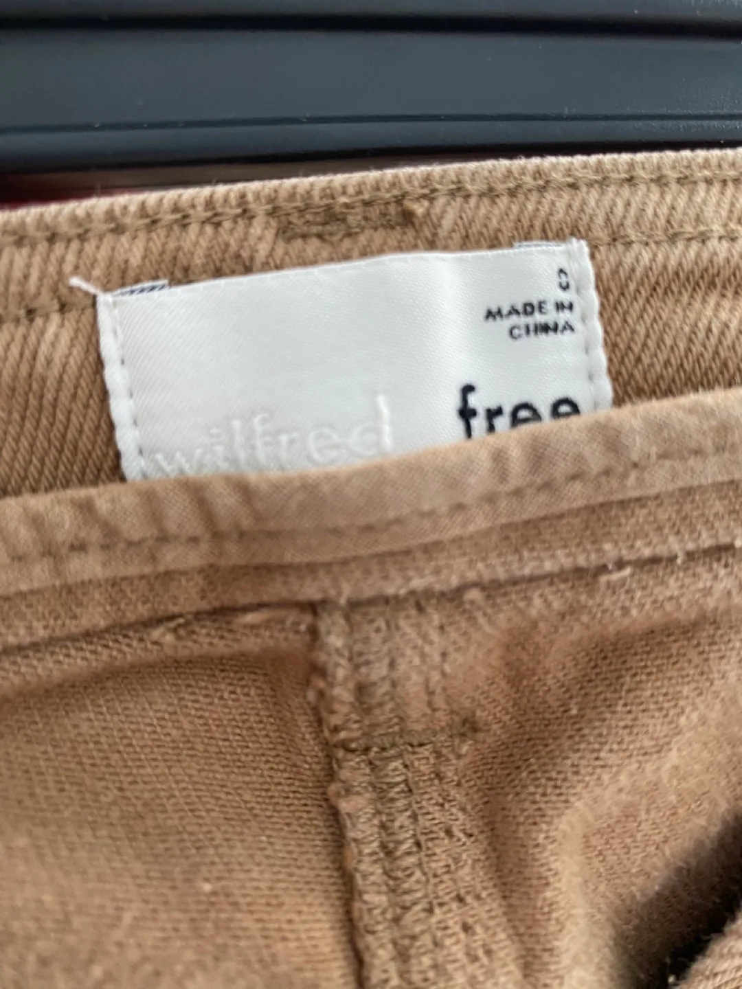 Wilfred Free Brown High-Waisted Pants image indicator(4)